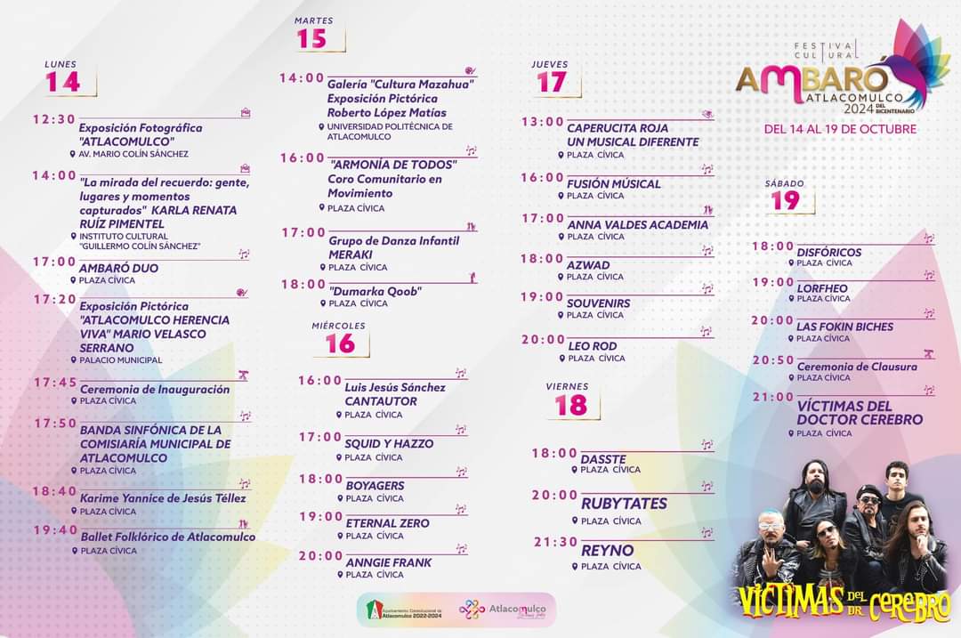 Programa del Festival Cultural Ambaró 2024