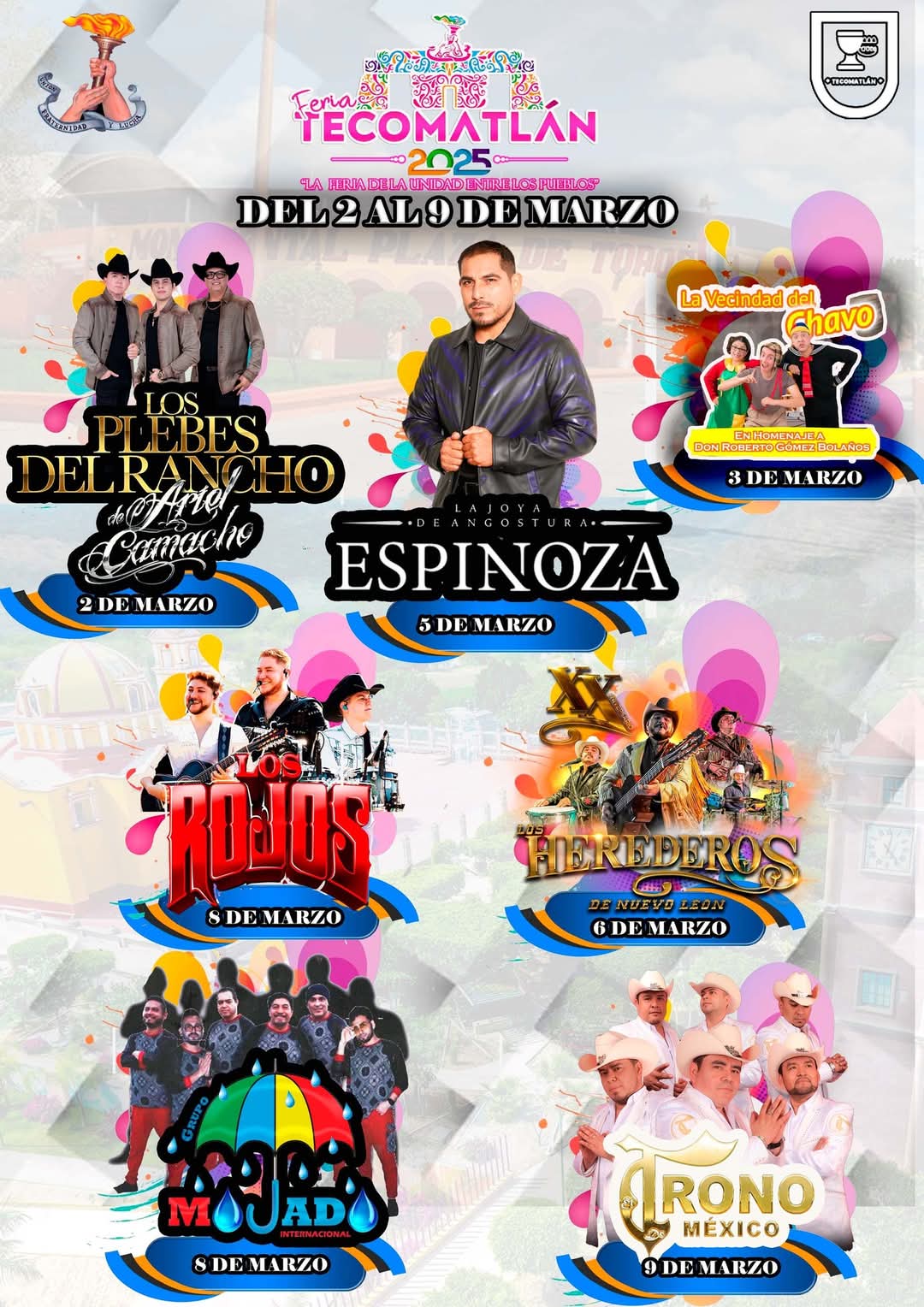 Cartelera Feria Tecomatlán 2025