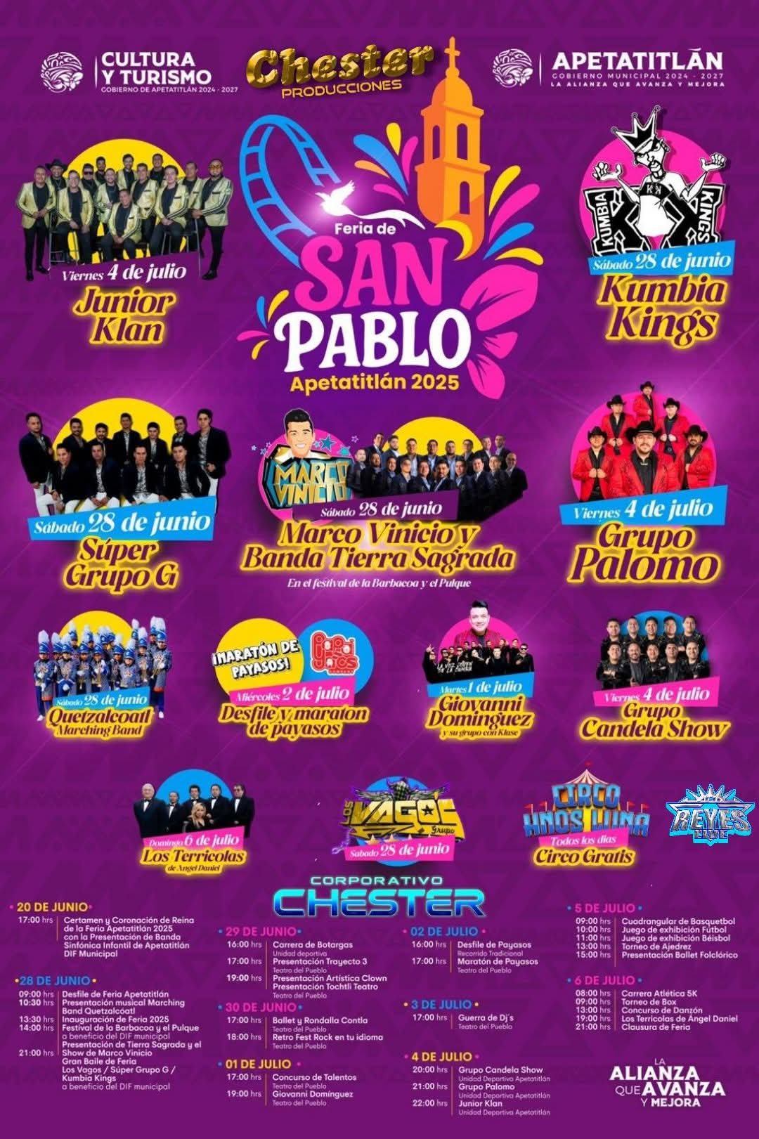 Programa Feria Apetatitlán 2025