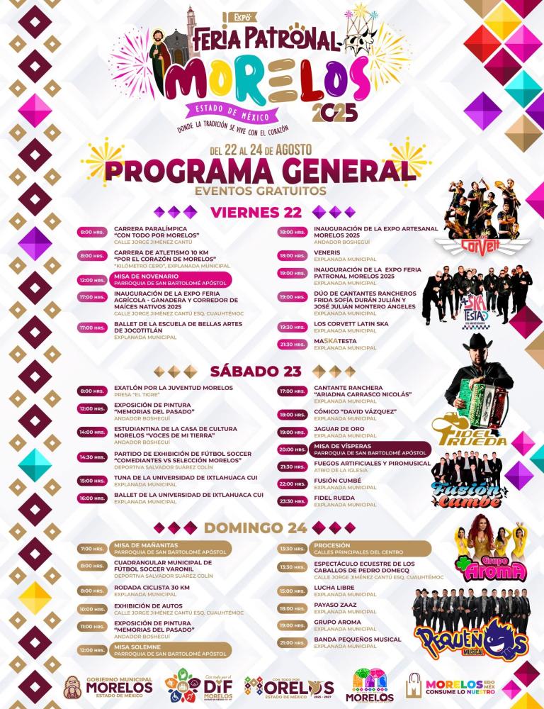 Programa Feria Morelos EdoMex 2025