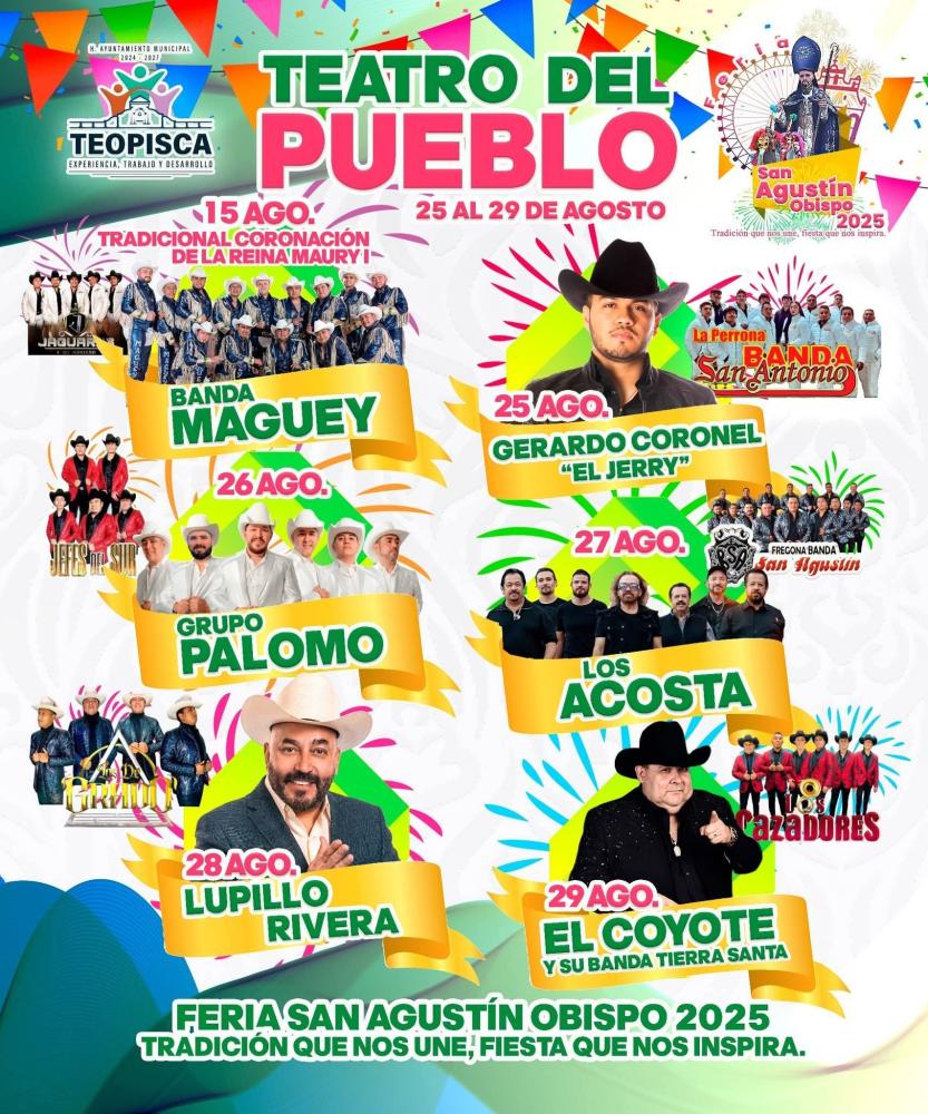 Cartelera - Feria Teopisca 2025