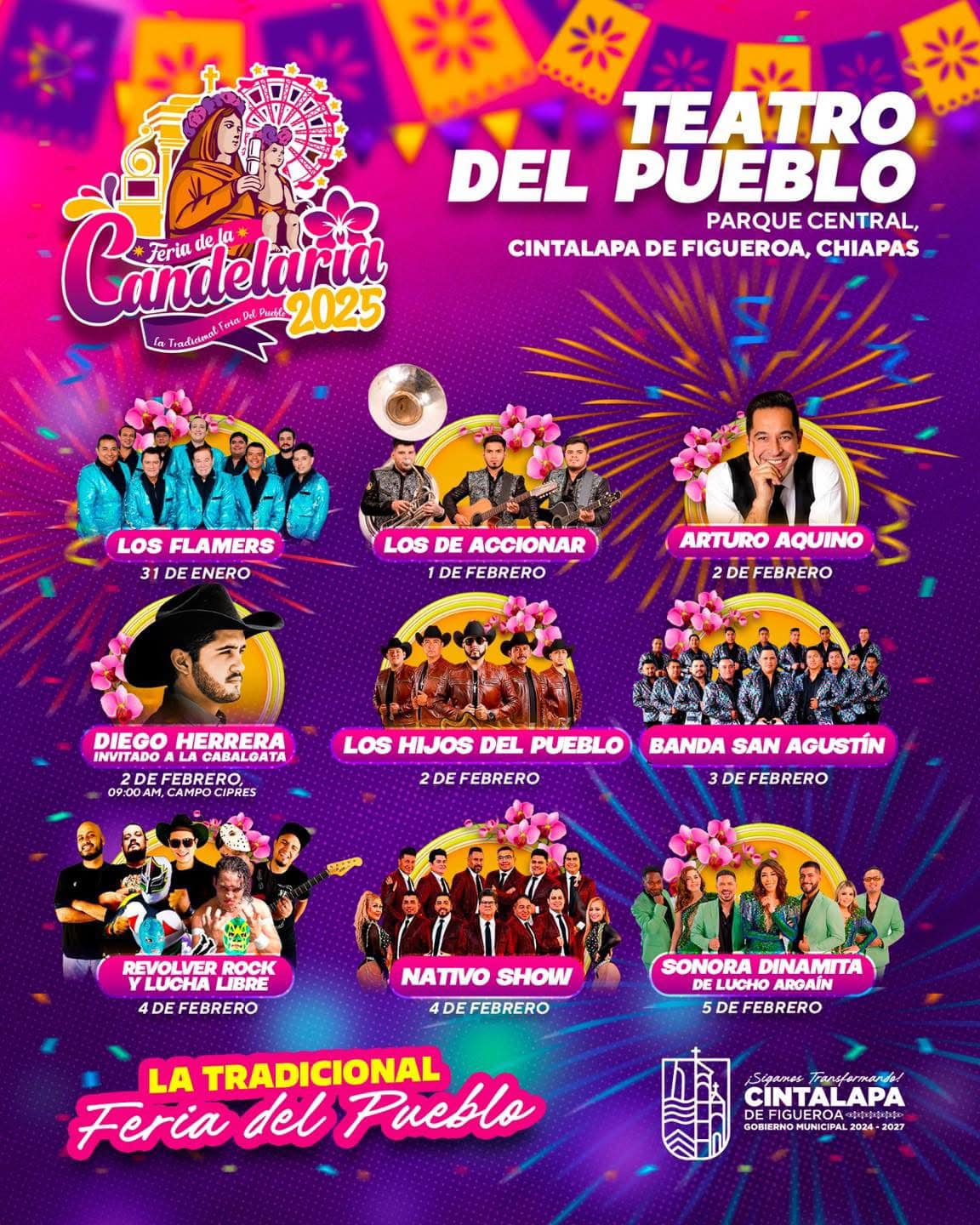 Teatro del Pueblo - Feria de la Candelaria Cintalapa 2025