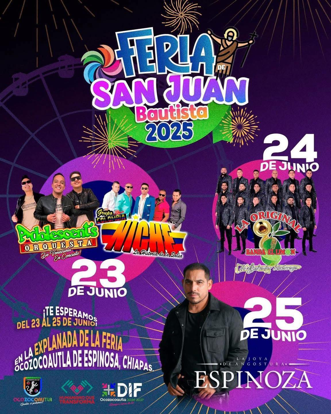 Elenco - Feria Ocozocoautla 2025