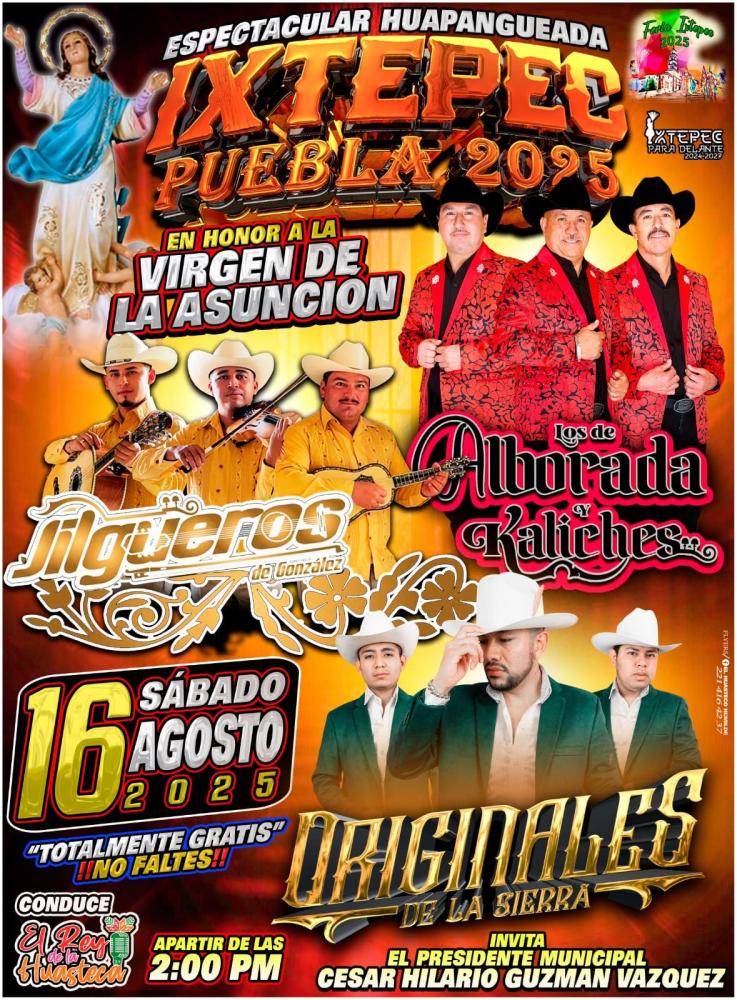 Huapangueada en la Feria Patronal Ixtepec Puebla 2025