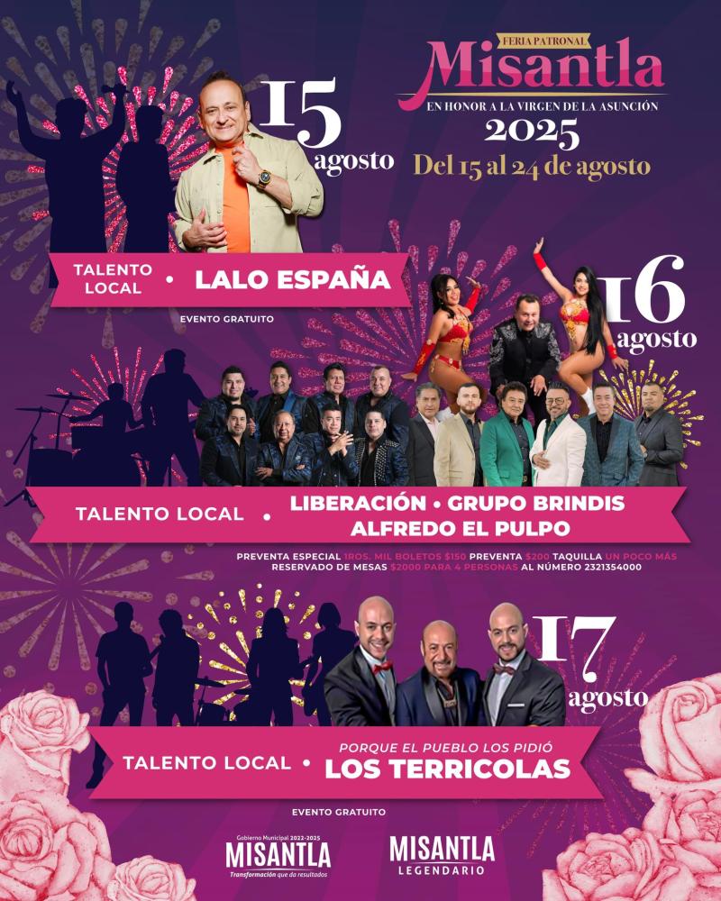 Feria Patronal Misantla 2025