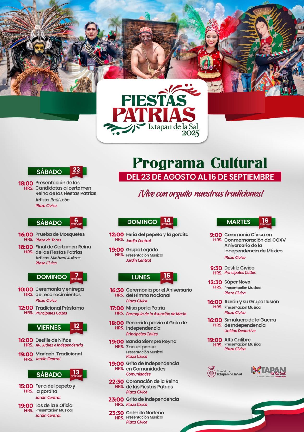 Fiestas Patrias Ixtapan de la Sal 2025