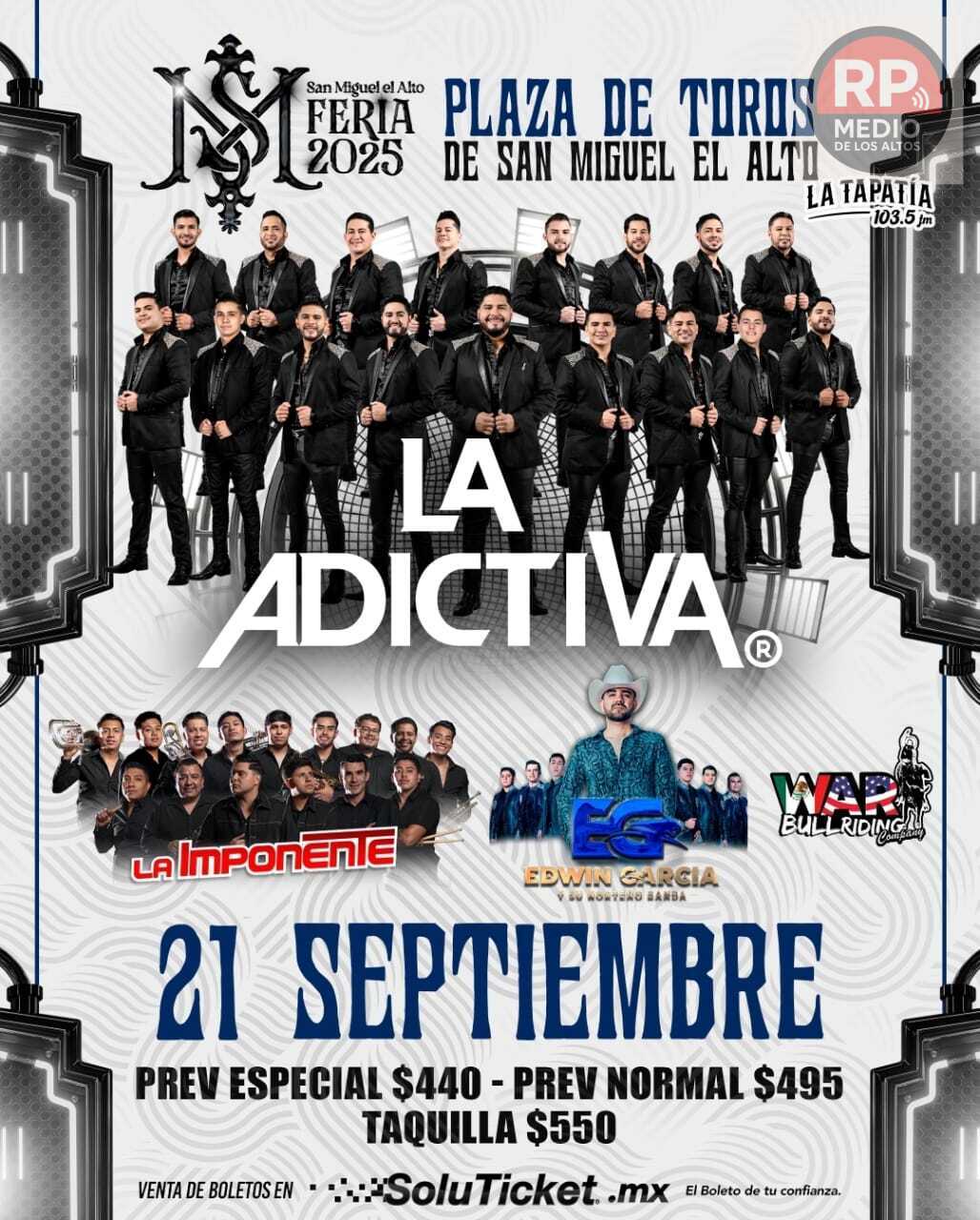 La Adictiva en la Feria San Miguel El Alto 2025