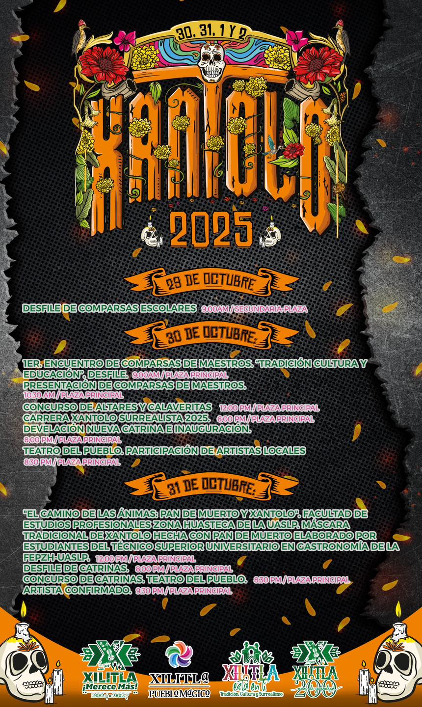 Programa Xantolo Xilitla 2025
