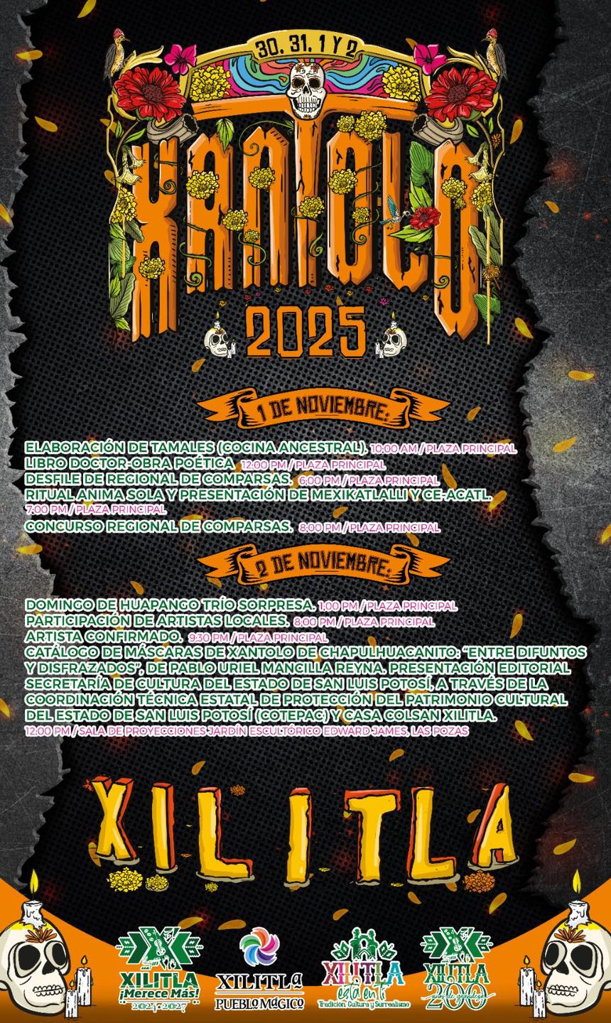 Programa Xantolo Xilitla 2025