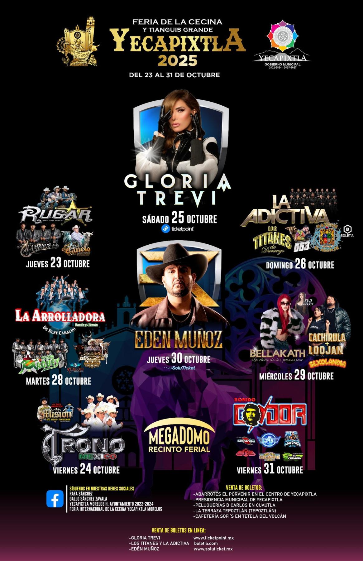 Megadomo - Feria de la Cecina y Tianguis Grande Yecapixtla 2025