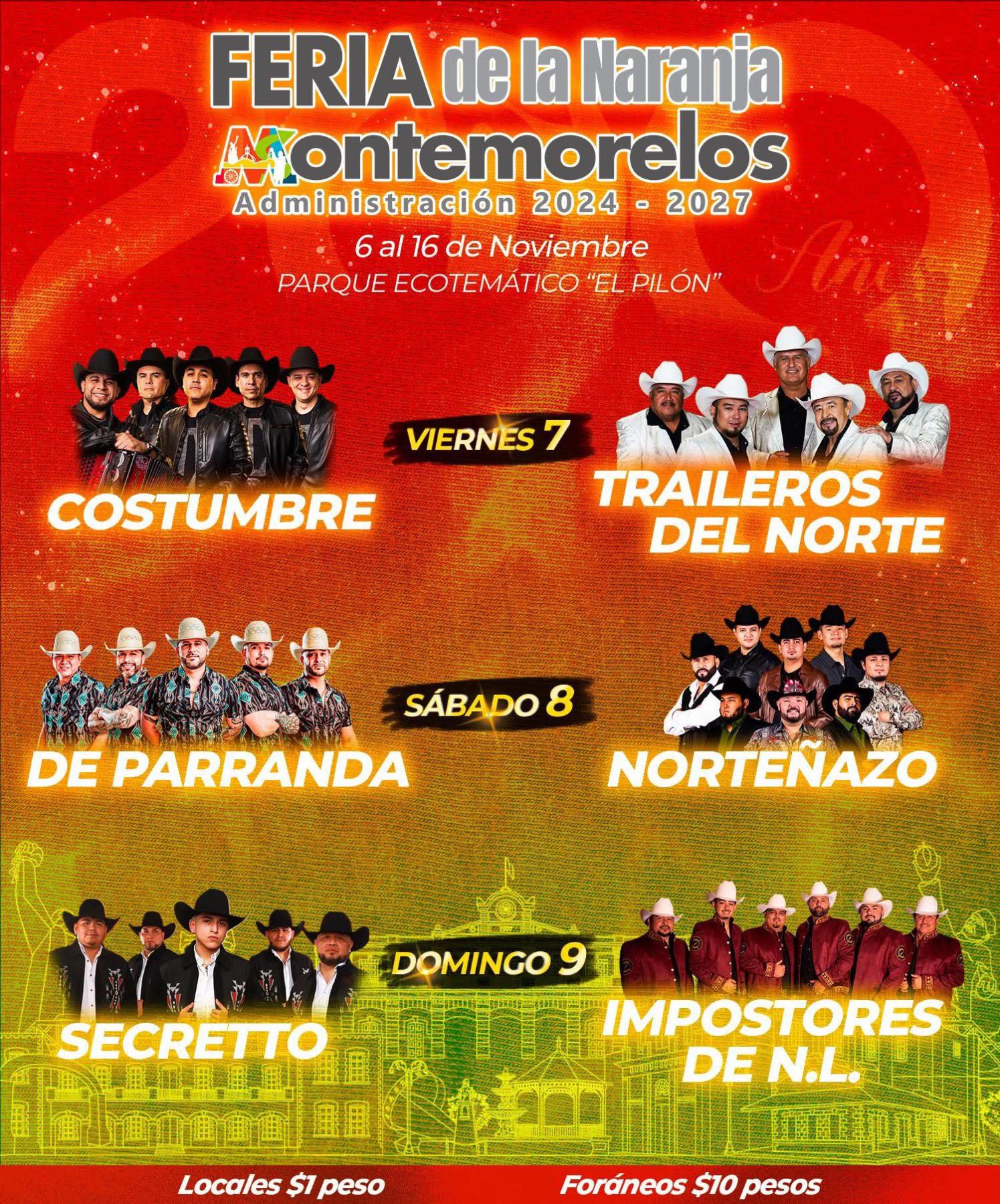Feria de la Naranja Montemorelos 2025