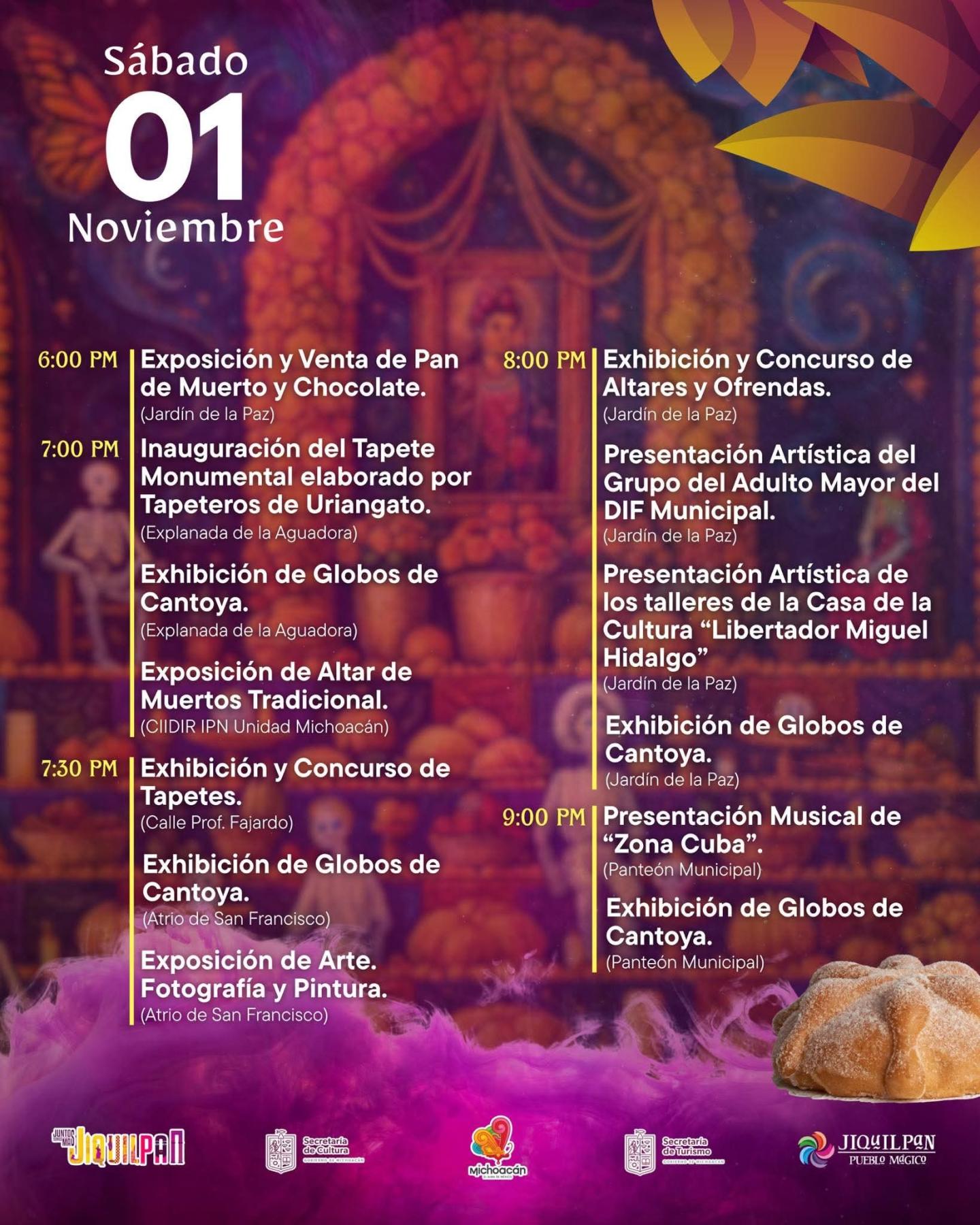 Programa Festival de las Almas Jiquilpan 2025