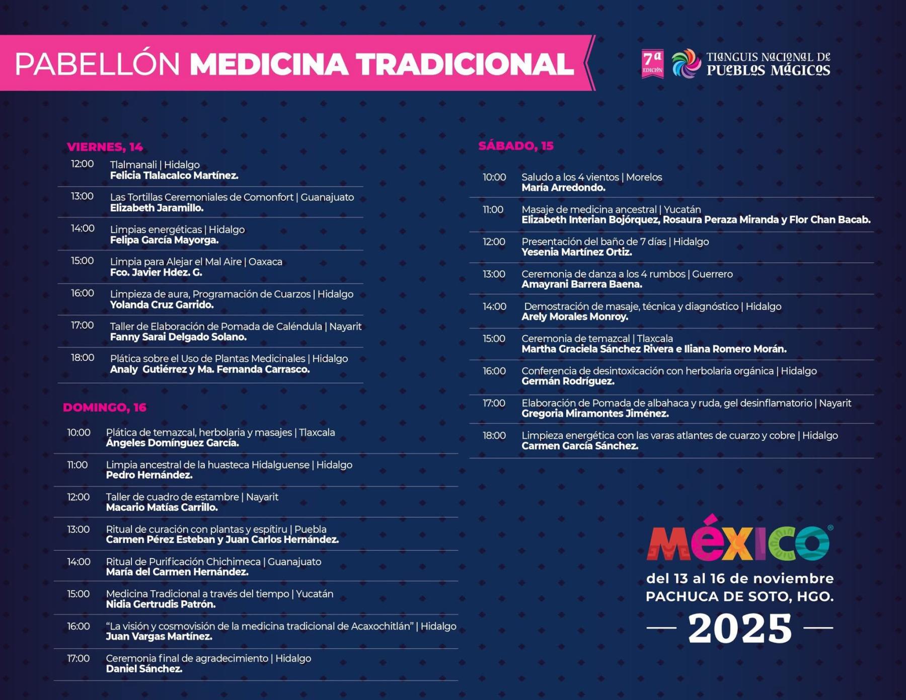 Tianguis Nacional de Pueblos Mágicos Hidalgo 2025