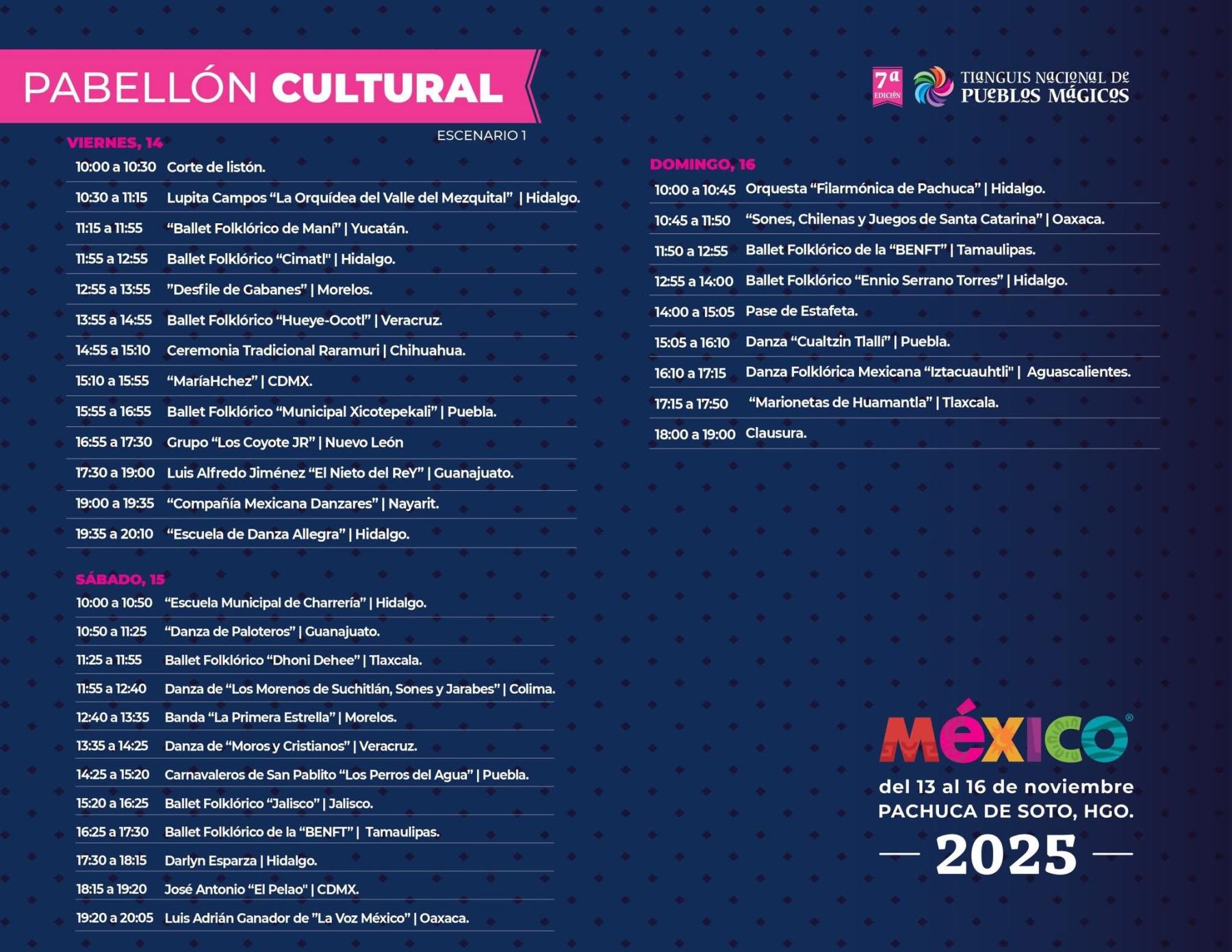 Tianguis Nacional de Pueblos Mágicos Hidalgo 2025