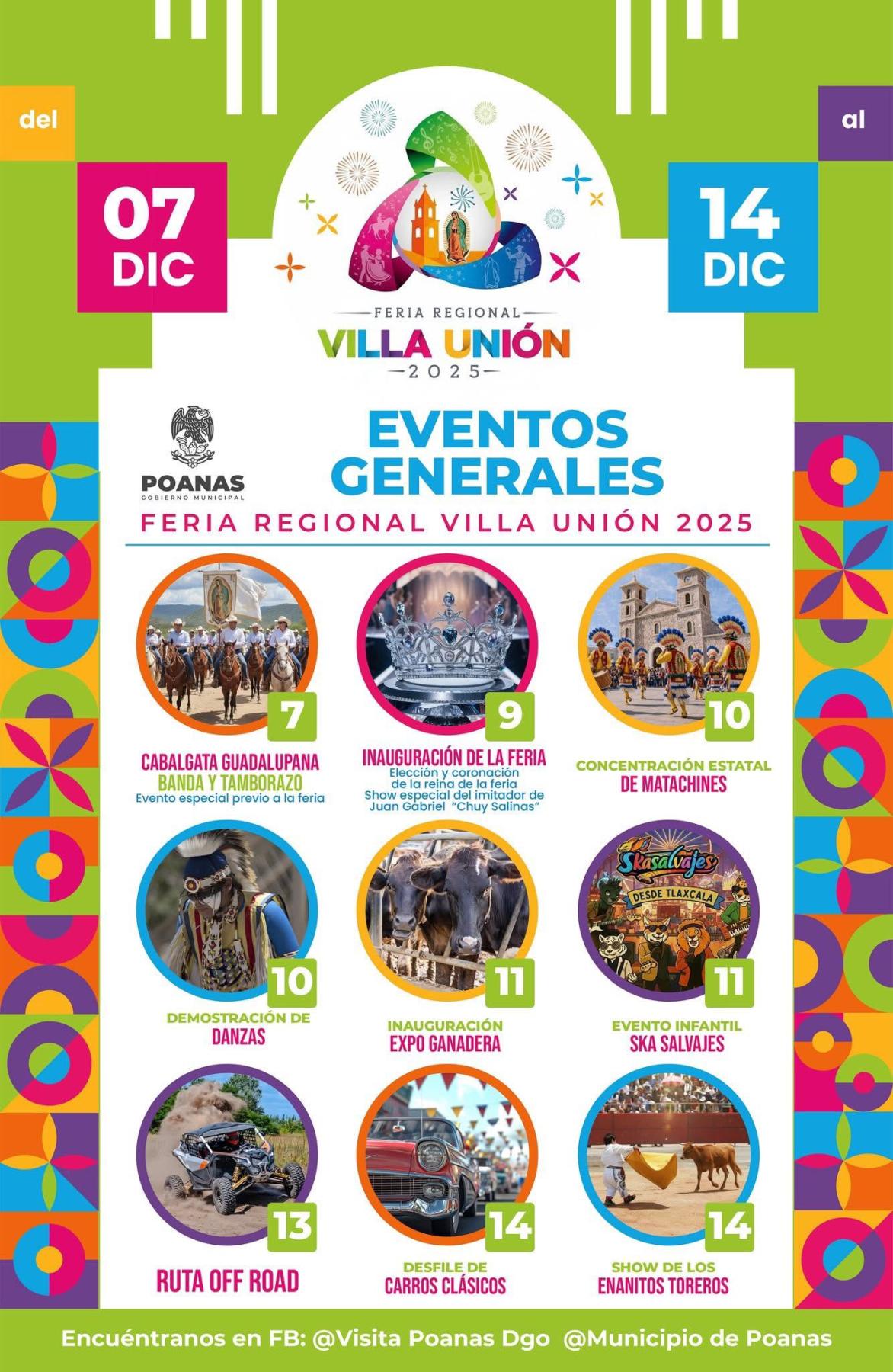 Feria Patronal Villa Unión Poanas 2025