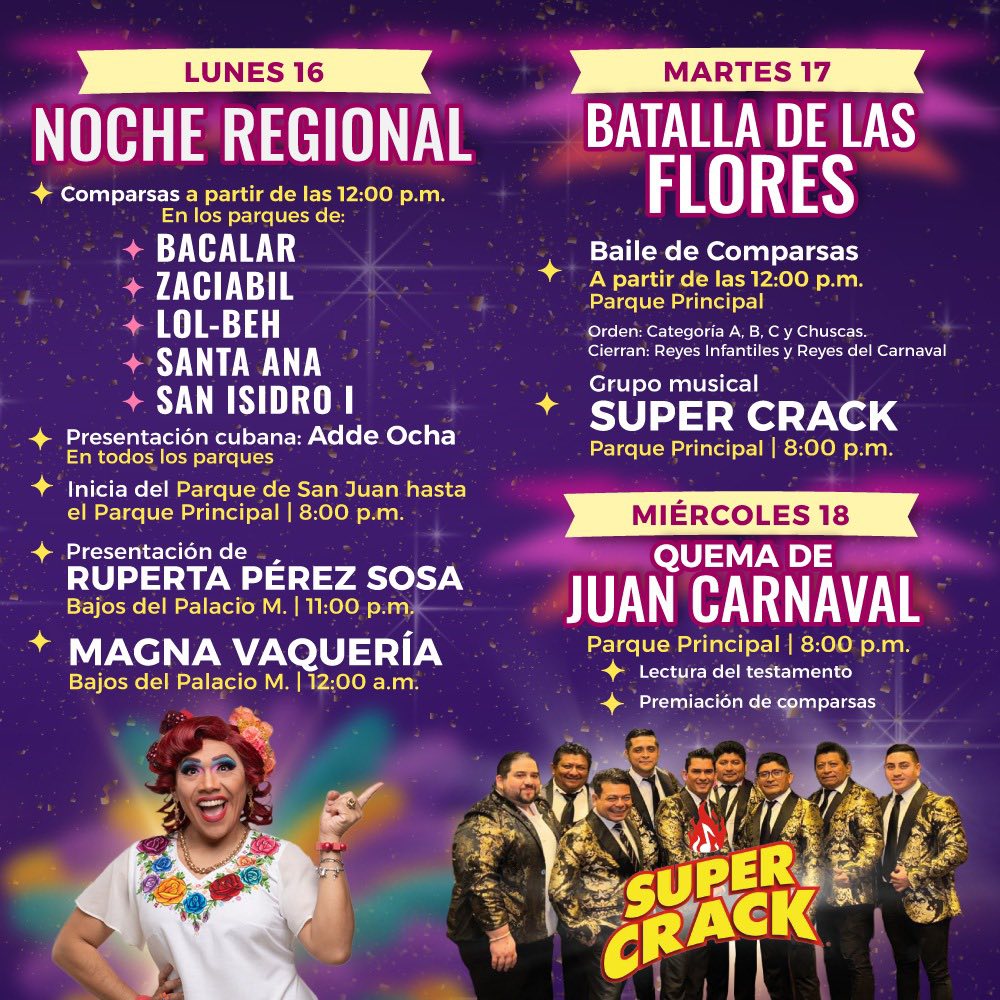 Programa Carnaval Valladolid 2026