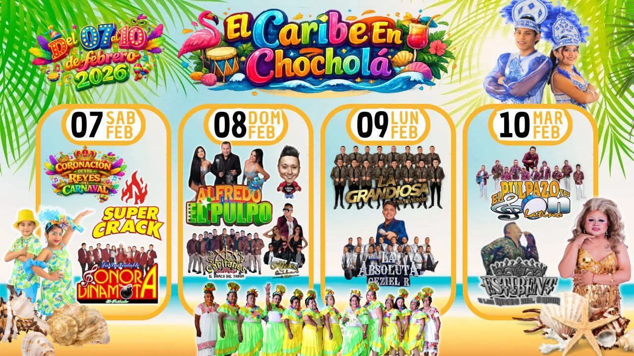 Elenco Carnaval Chocholá 2026