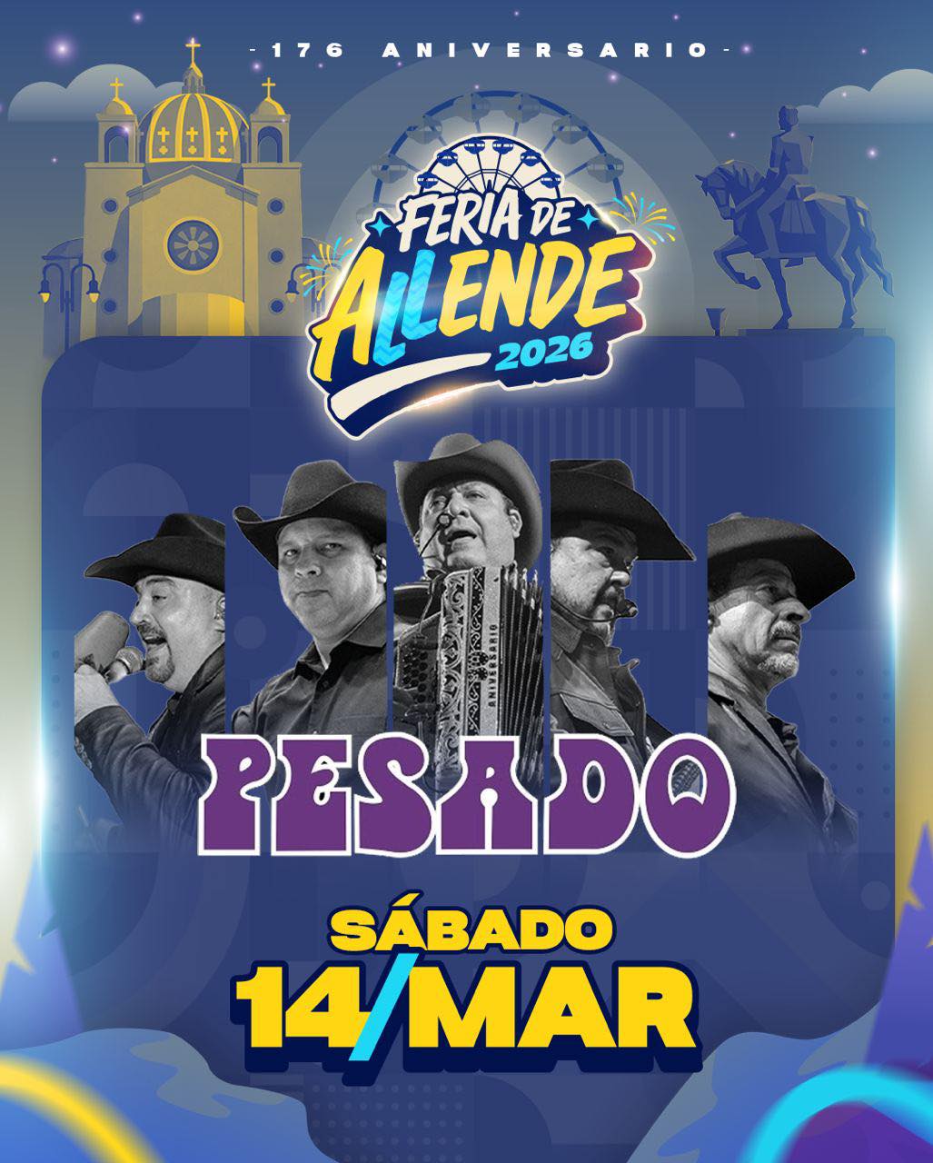 Cartelera Feria Allende 2026