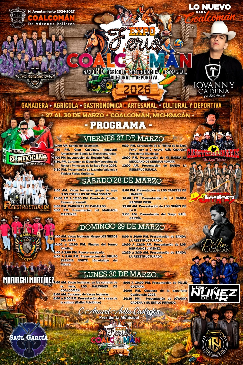 Programa Expo Feria Coalcomán 2026