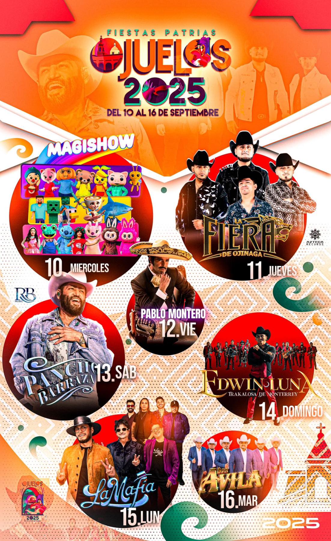 Elenco Feria Ojuelos 2025