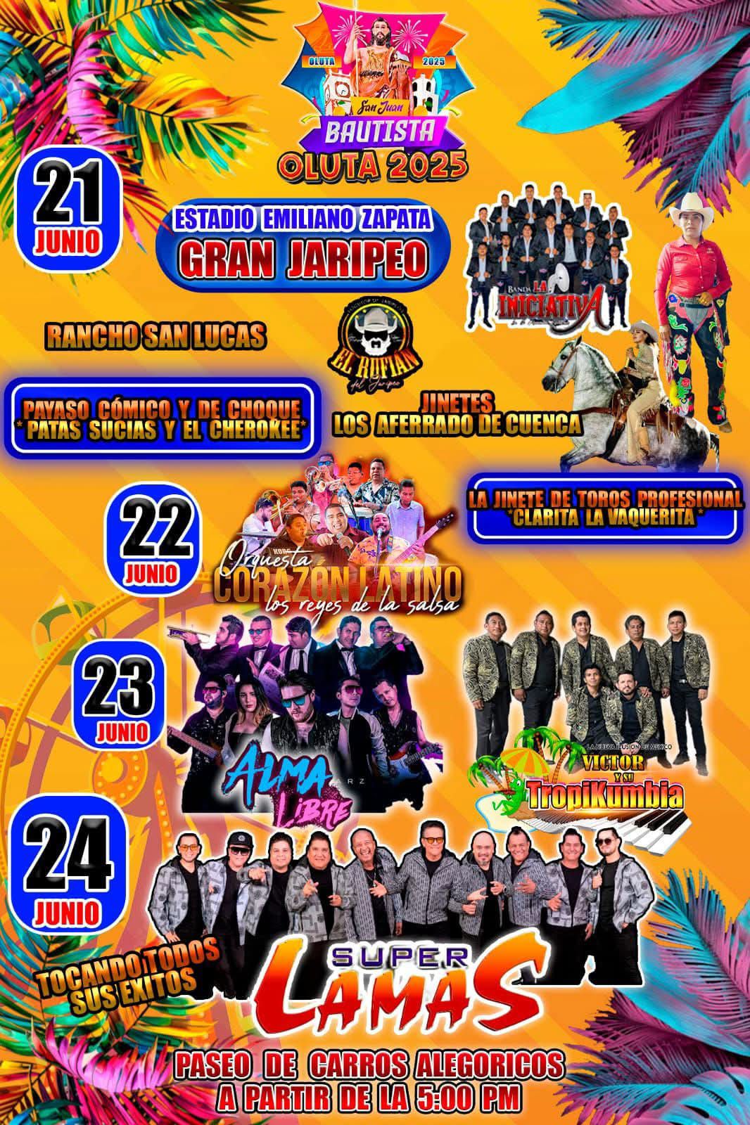 Feria San Juan Bautista Oluta 2025