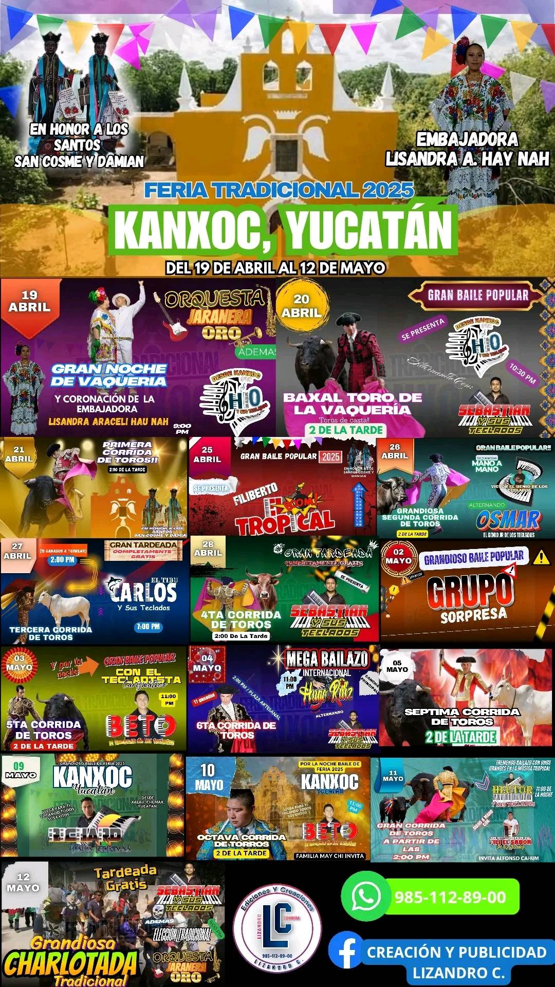 Feria Tradicional Kanxoc, Yucatán 2025