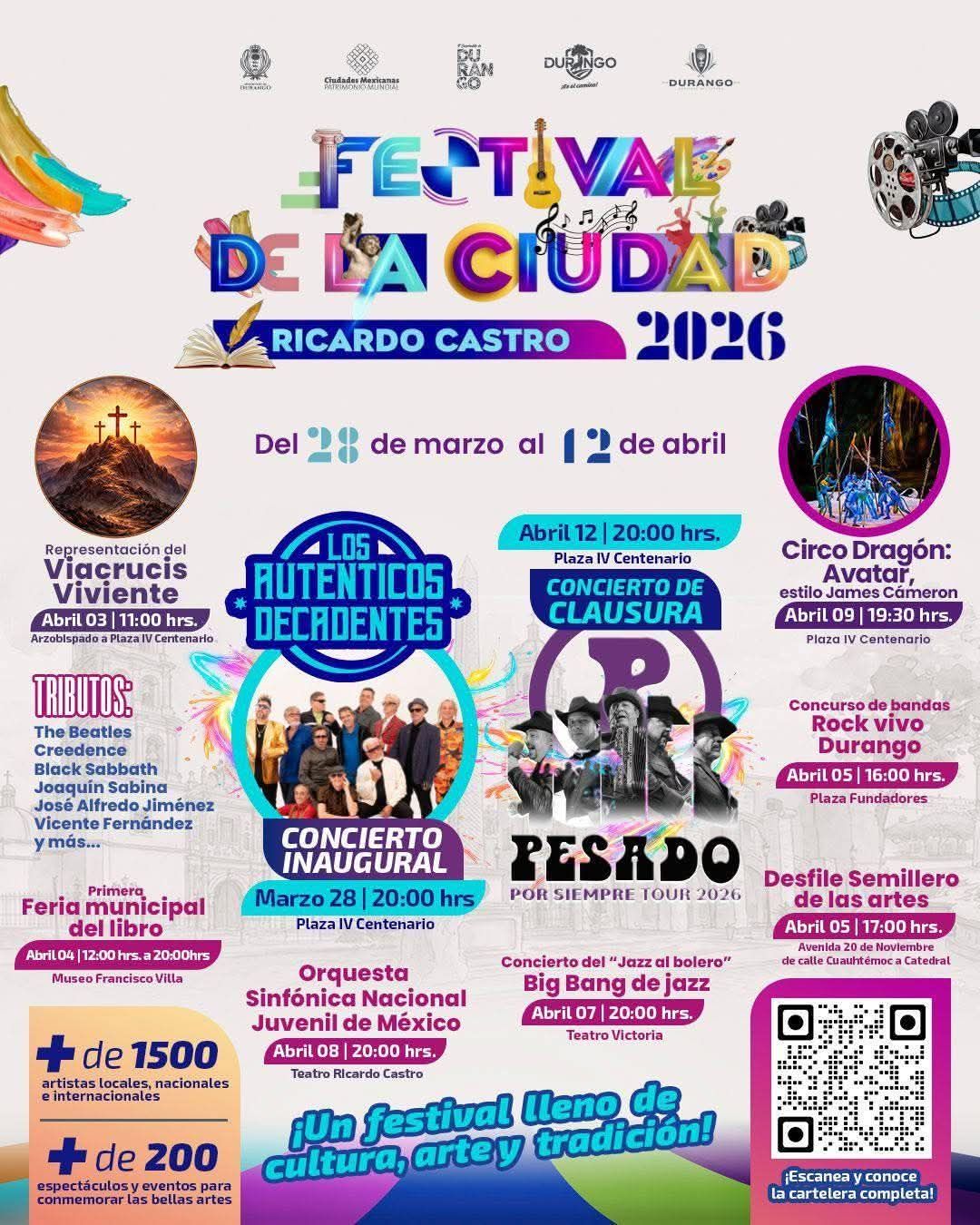 Programa Festival de la Ciudad Ricardo Castro 2026