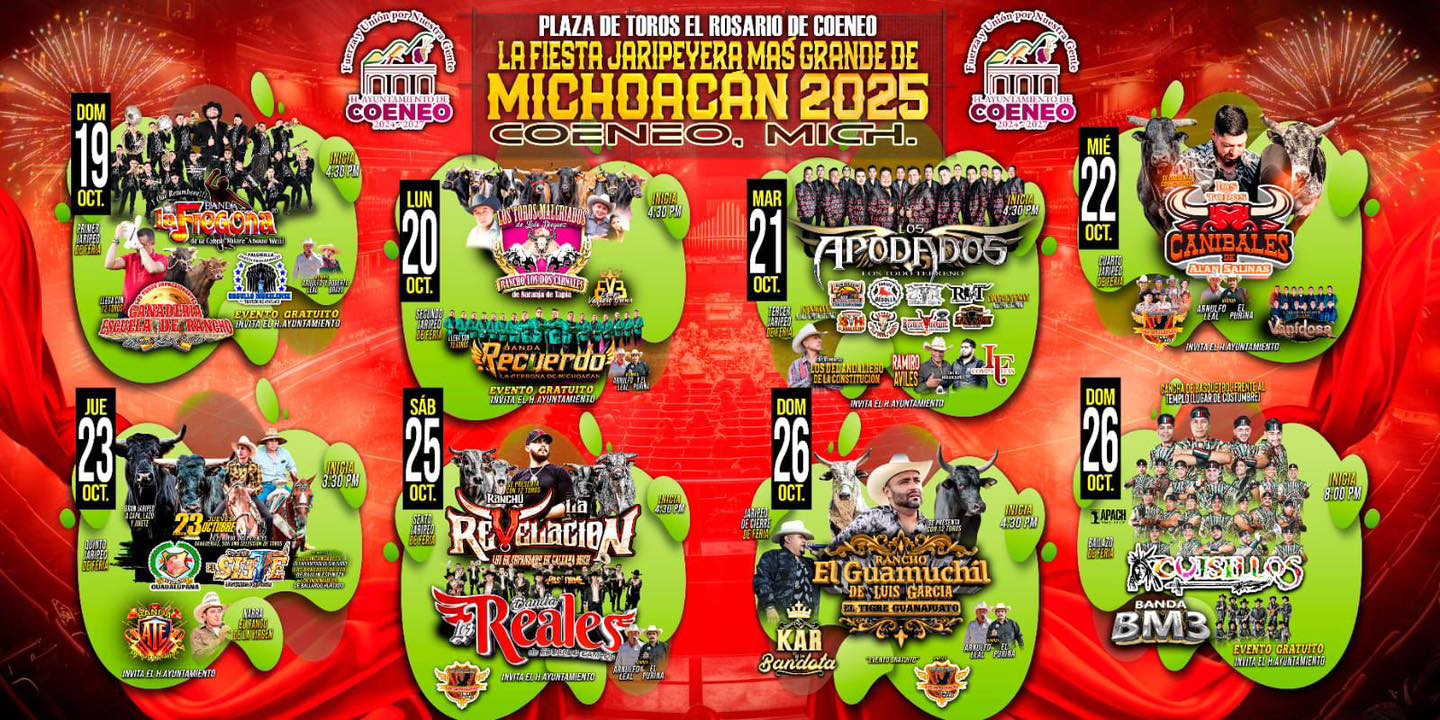 Fiesta Jaripeyera Coeneo 2025