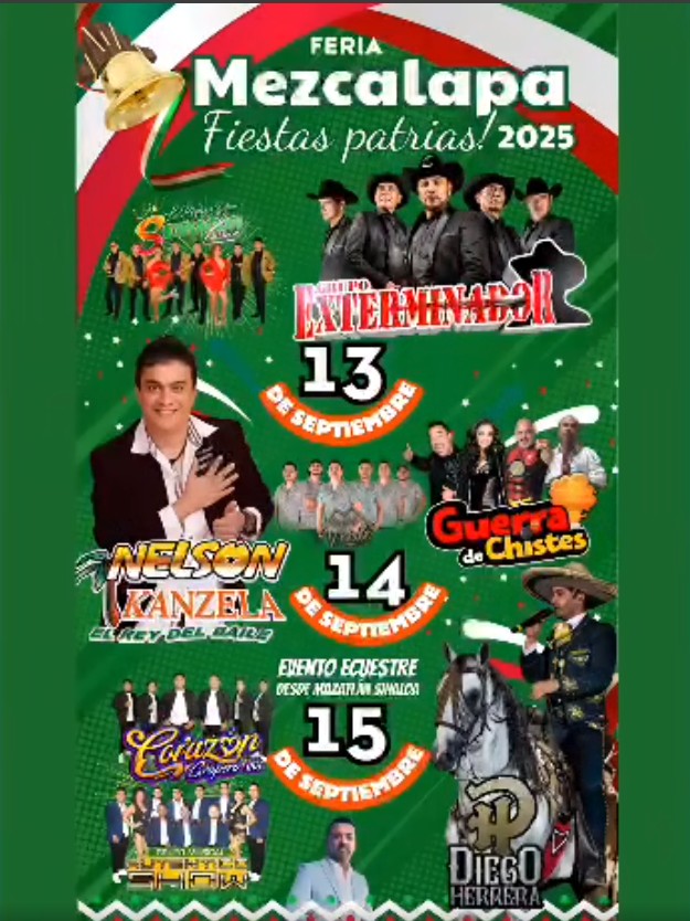 Fiestas Patrias Mezcalapa Chiapas 2025