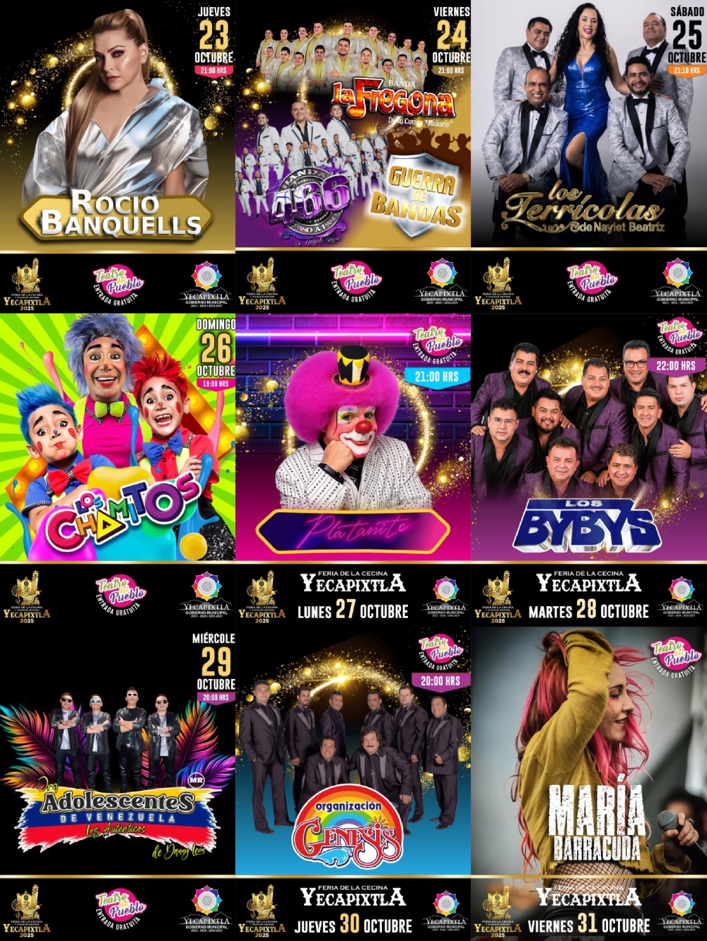 Teatro del pueblo&nbsp;- Feria de la Cecina y Tianguis Grande Yecapixtla 2025
