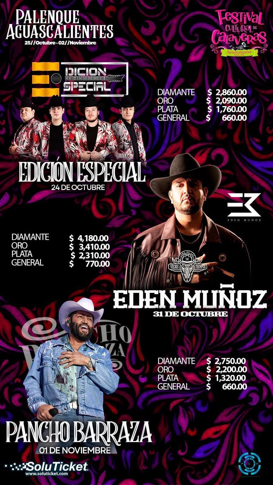 Palenque Festival Cultural de Calaveras Aguascalientes 2025