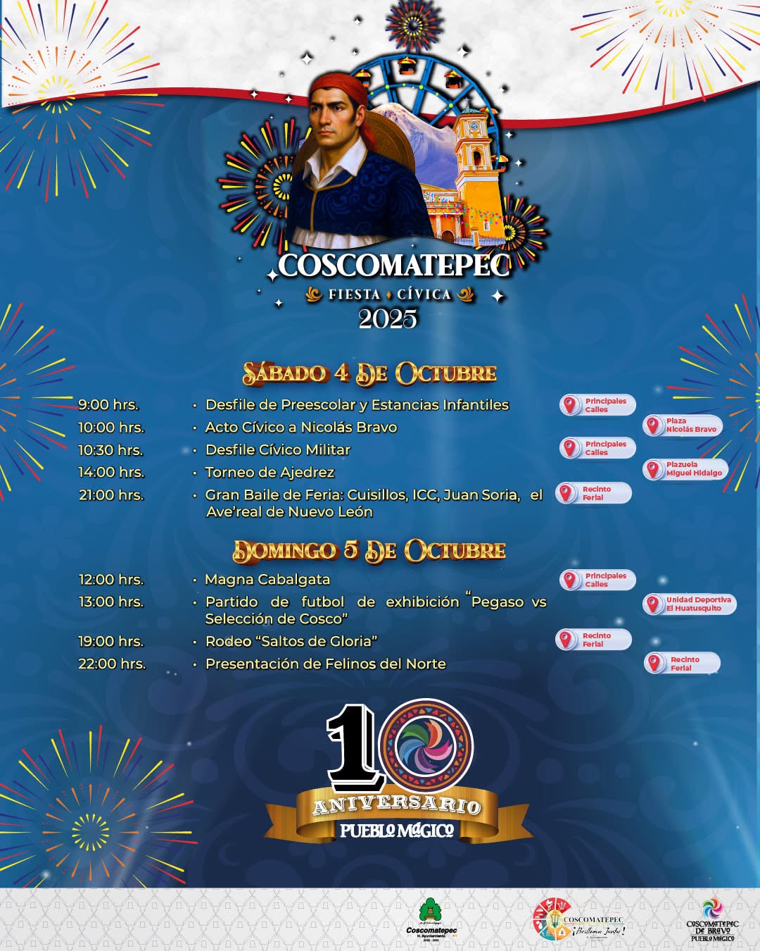 Fiesta Cívica Coscomatepec 2025