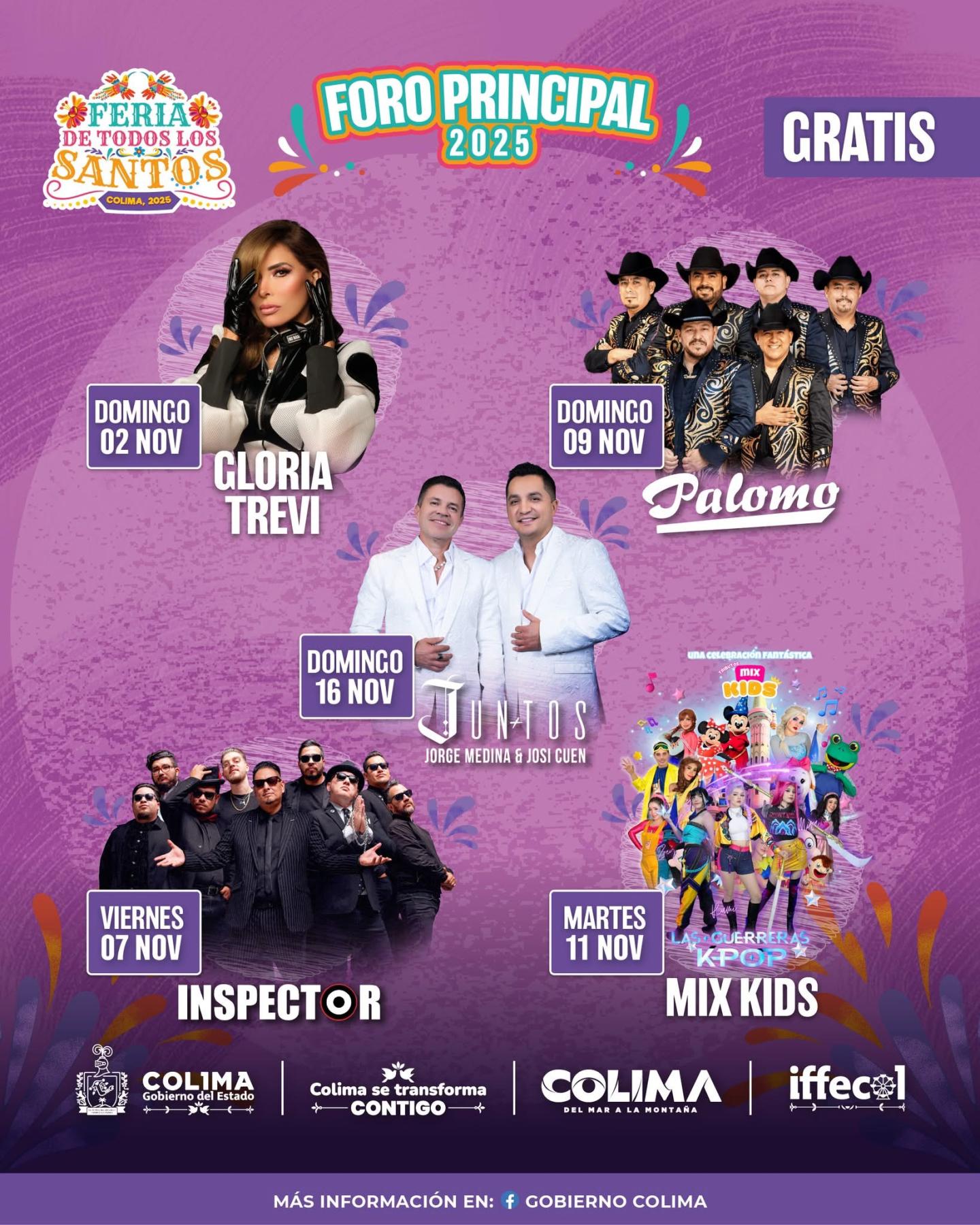 Foro Principal Feria de Todos los Santos Colima 2025