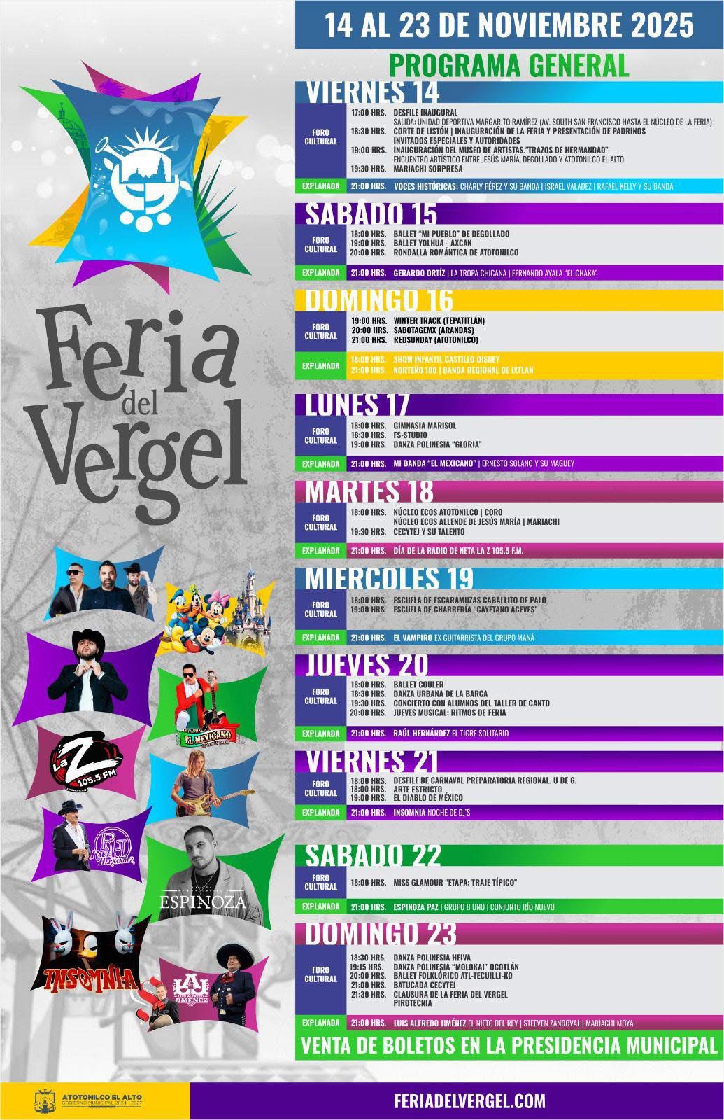 Feria del Vergel Atotonilco El Alto 2025