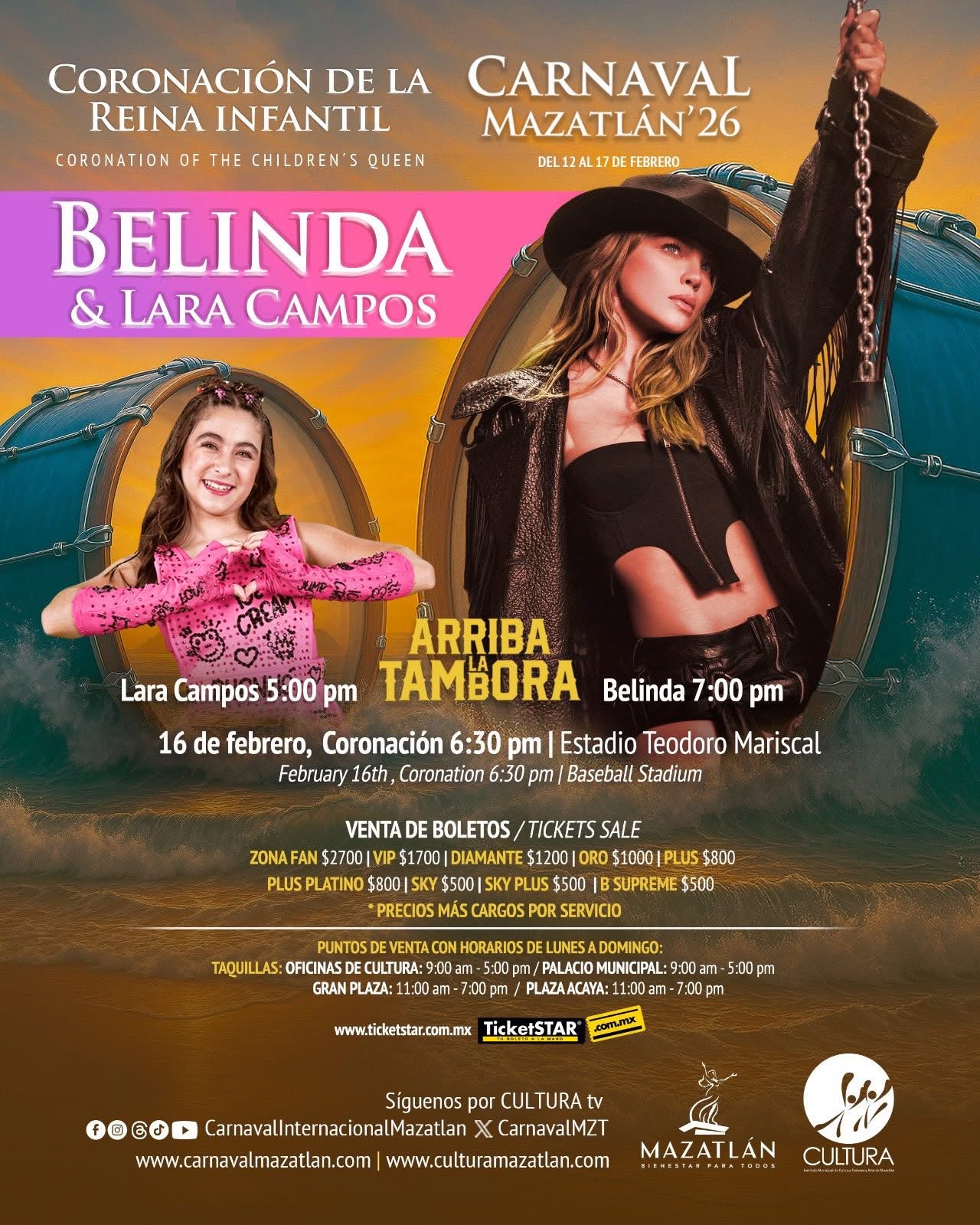 Carnaval Mazatlán 2026
