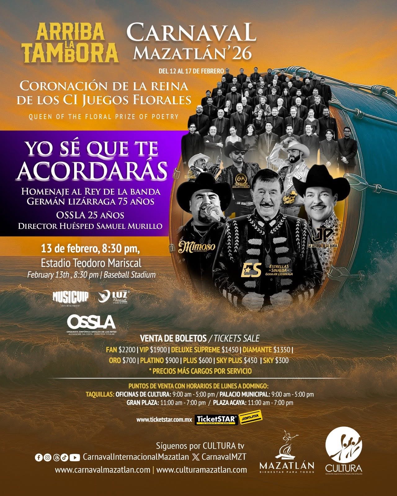 Carnaval Mazatlán 2026