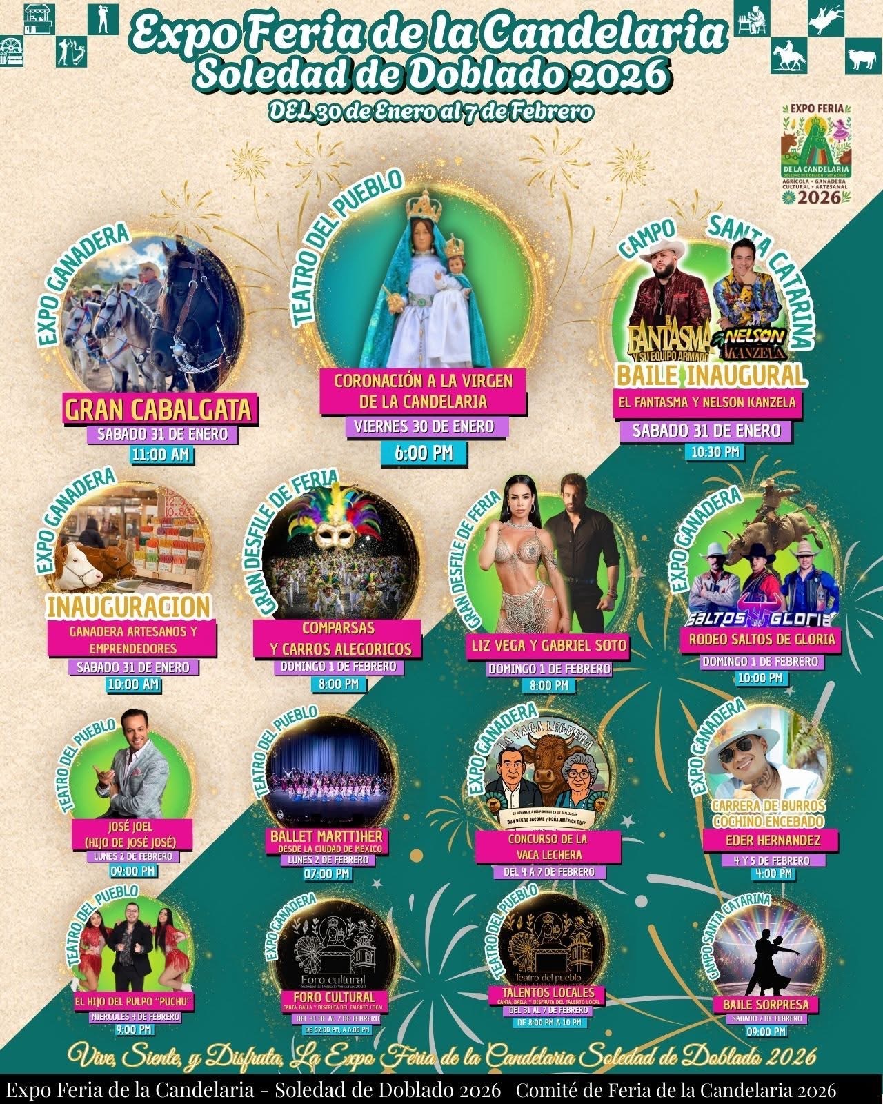 Fiestas de la Candelaria Soledad de Doblado 2026