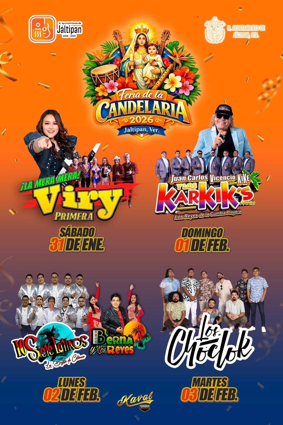 Programa Feria de la Candelaria Jáltipan 2026