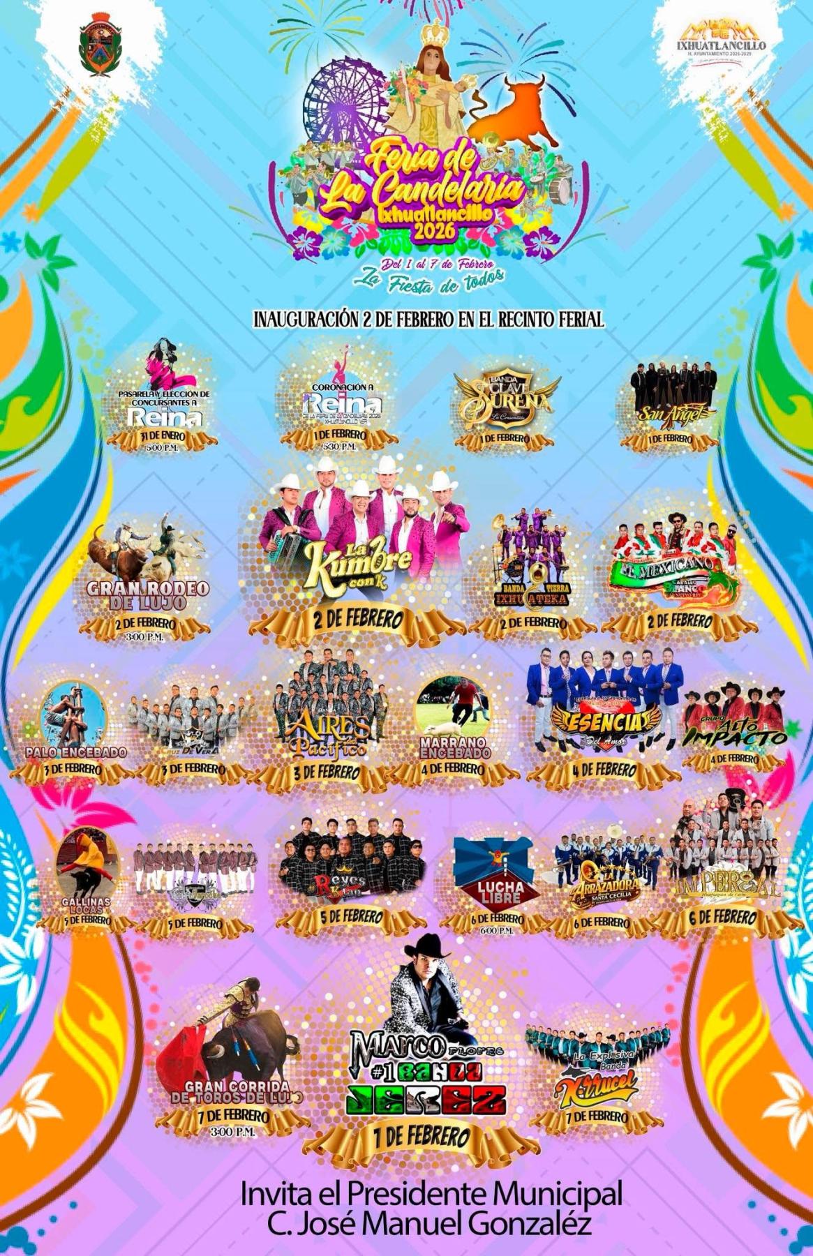 Cartelera Feria Feria Ixhuatlancillo 2026