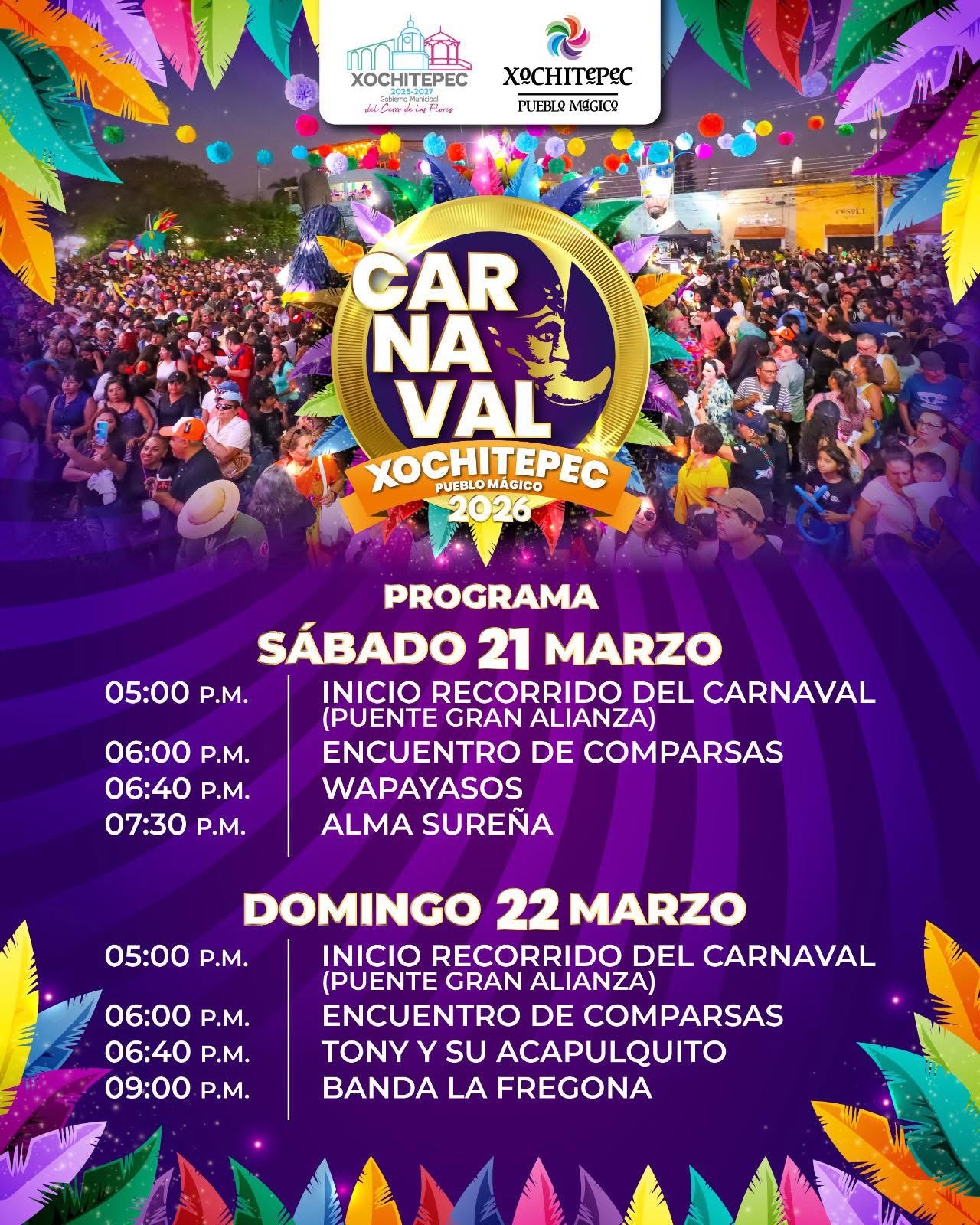Carnaval Xochitepec 2026