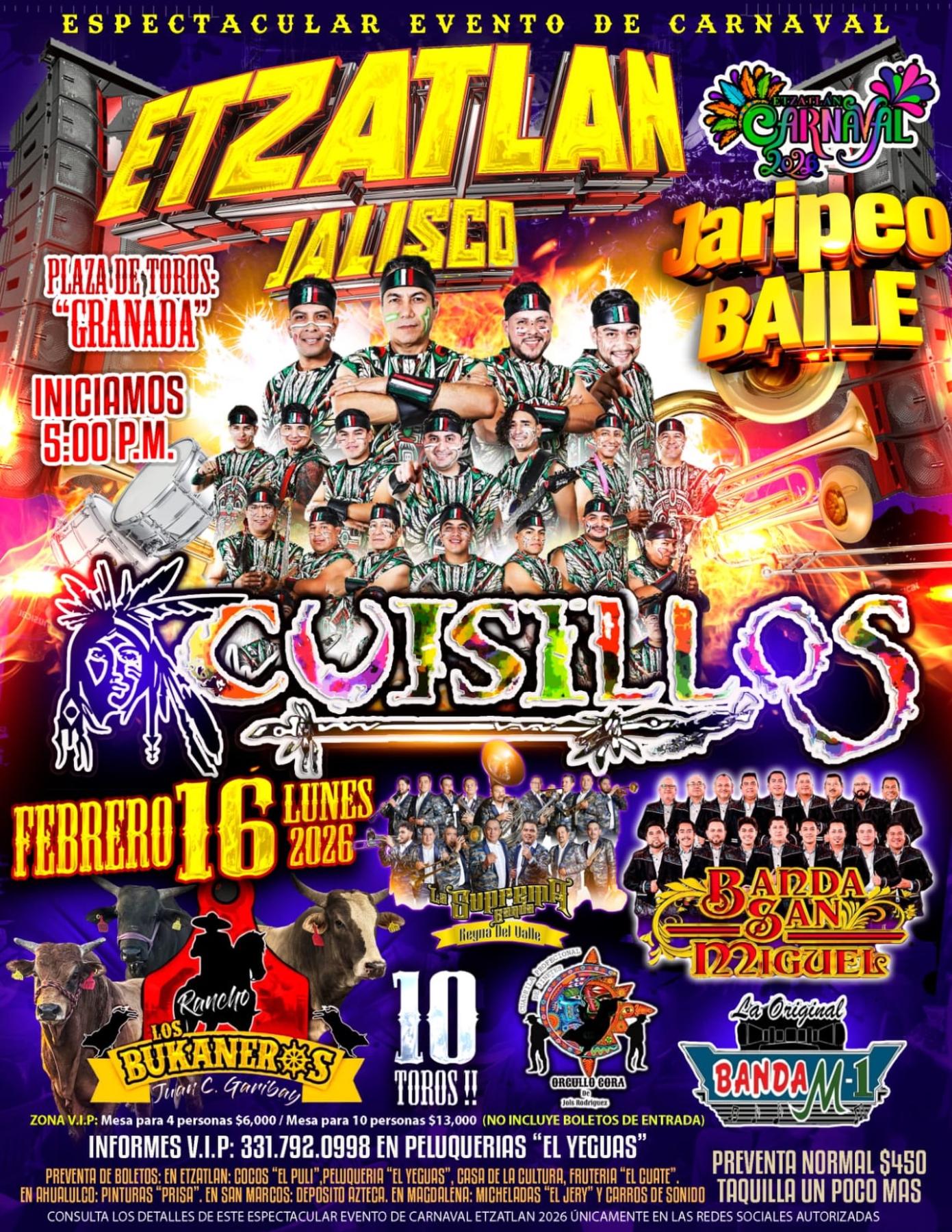 Carnaval Etzatlán 2026