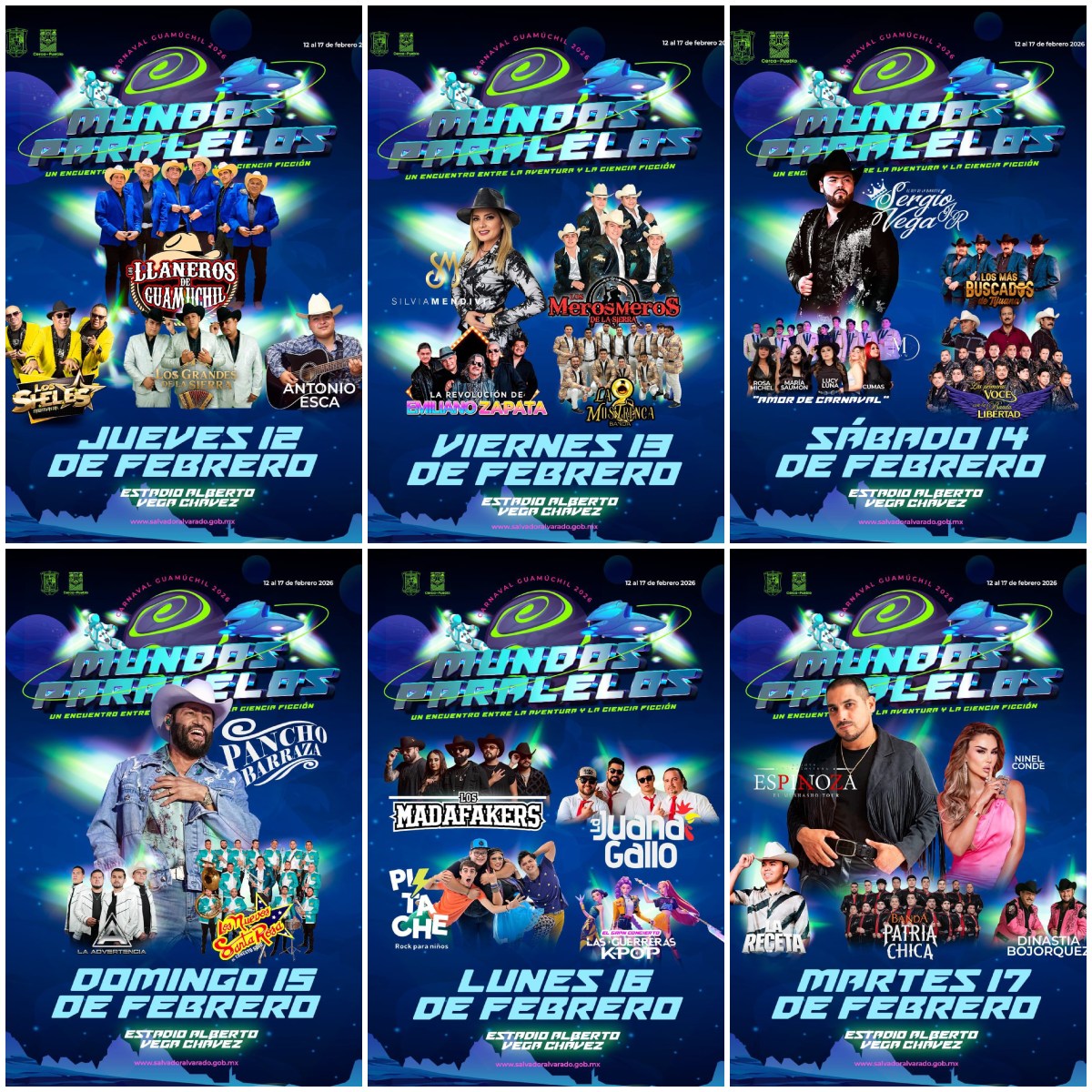 Programa Carnaval Guamúchil 2026