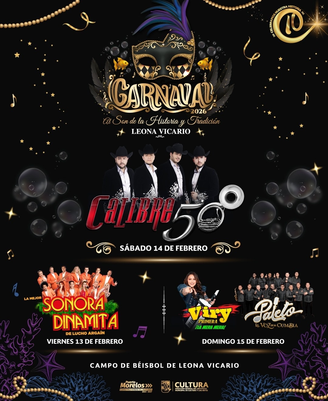 Carnaval Puerto Morelos 2026