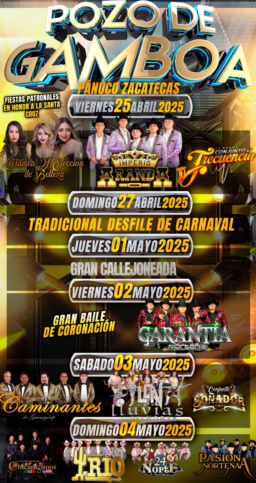 Programa Fiestas&nbsp;Patronales Pozo de Gamboa 2025