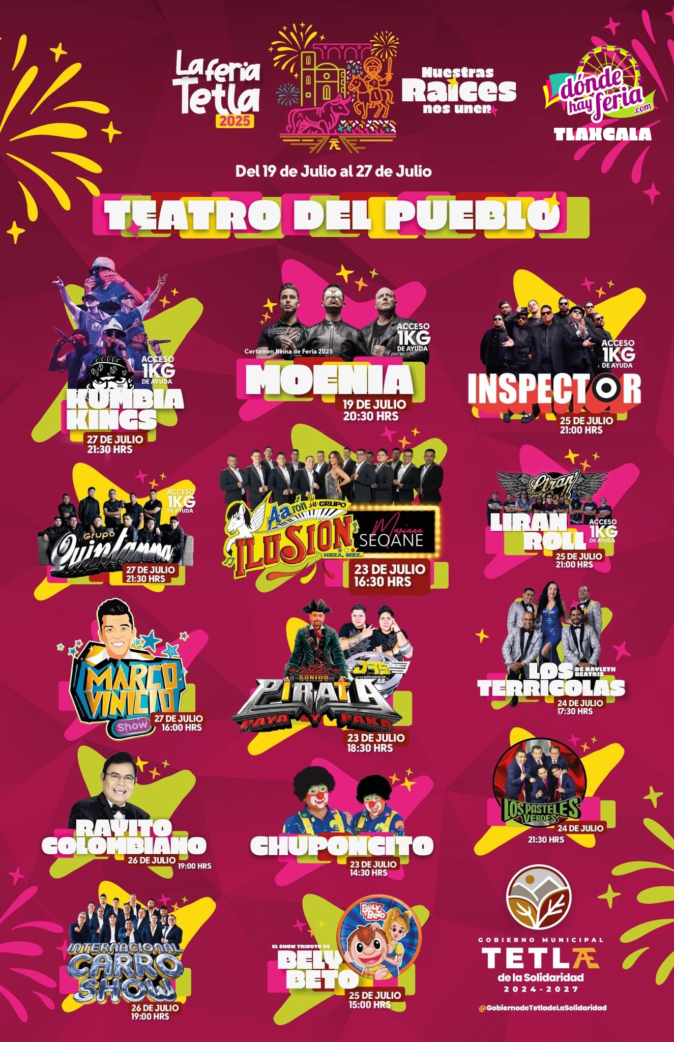 Feria Patronal y Regional Santiago Tetla 2025