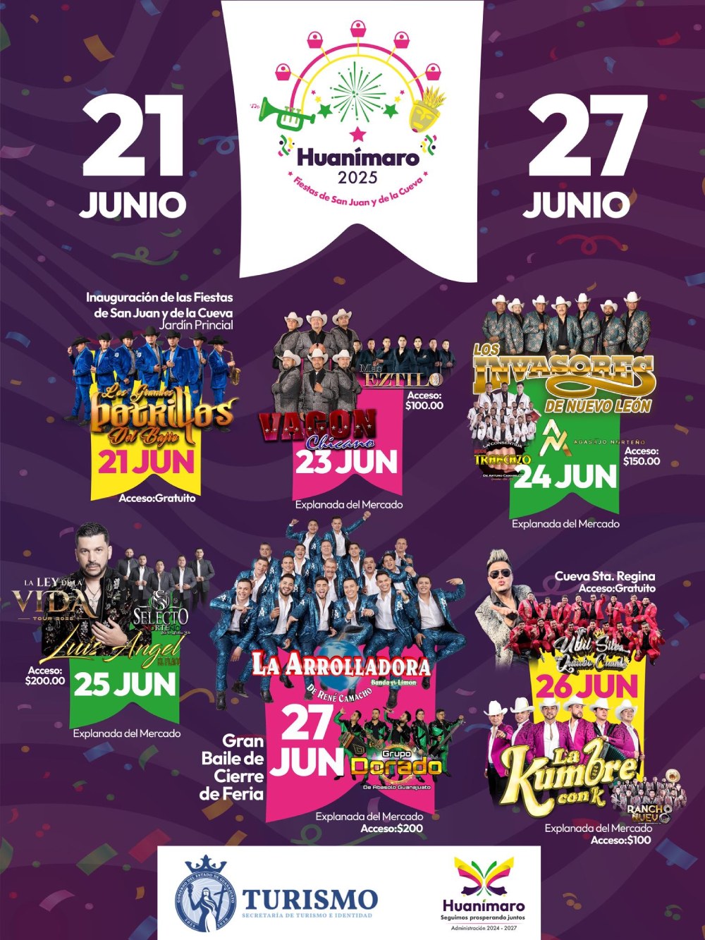 Fiestas de San Juan y de la Cueva Huanímaro 2025