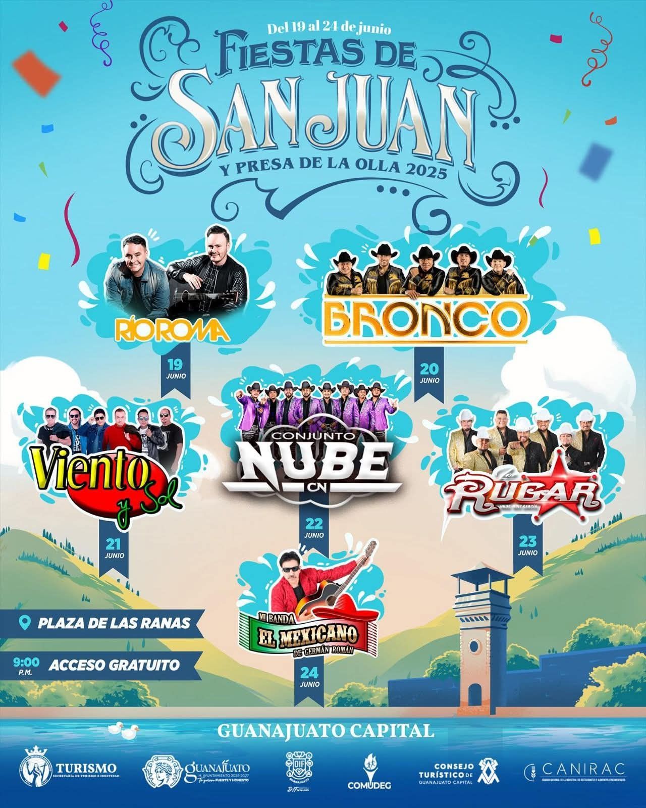 Elenco, Fiestas de San Juan y Presa de la Olla 2025