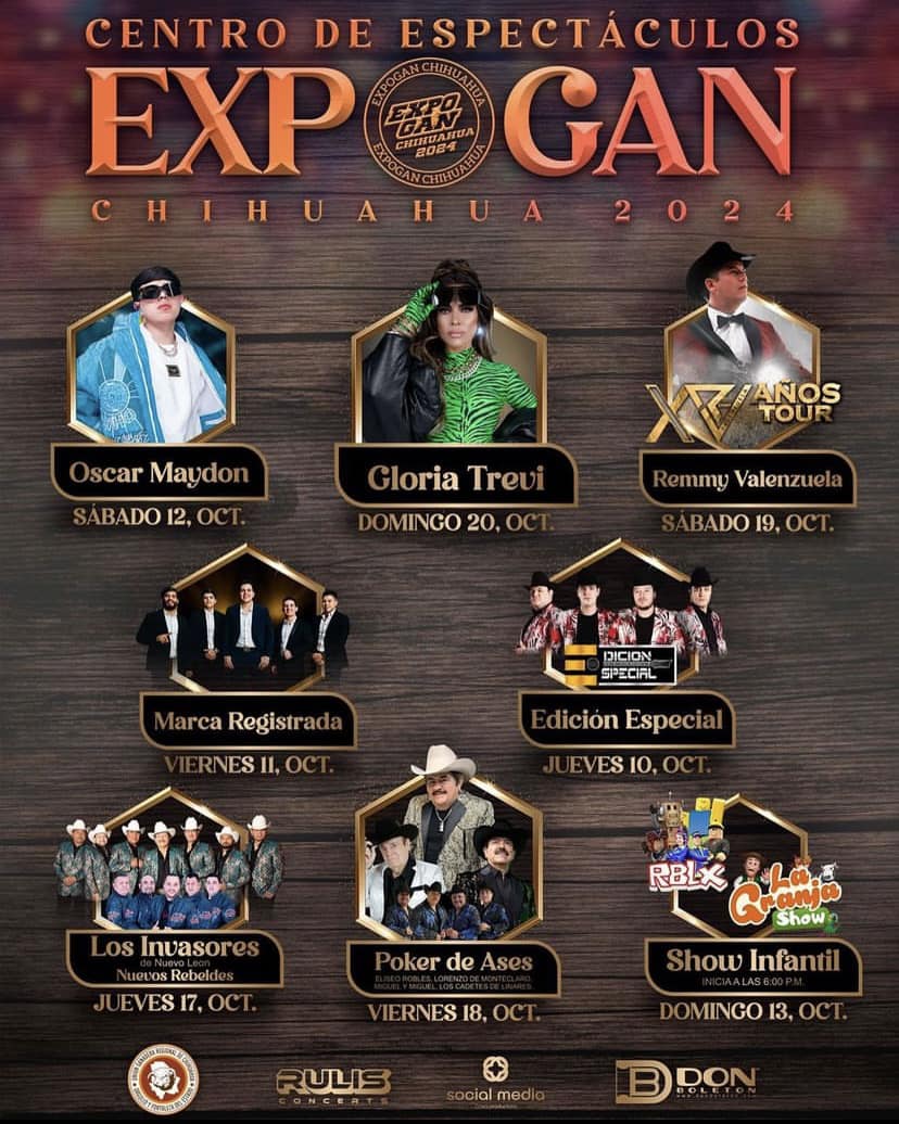 Centro de Espectáculos- Expo Ganadera EXPOGAN Chihuahua 2024