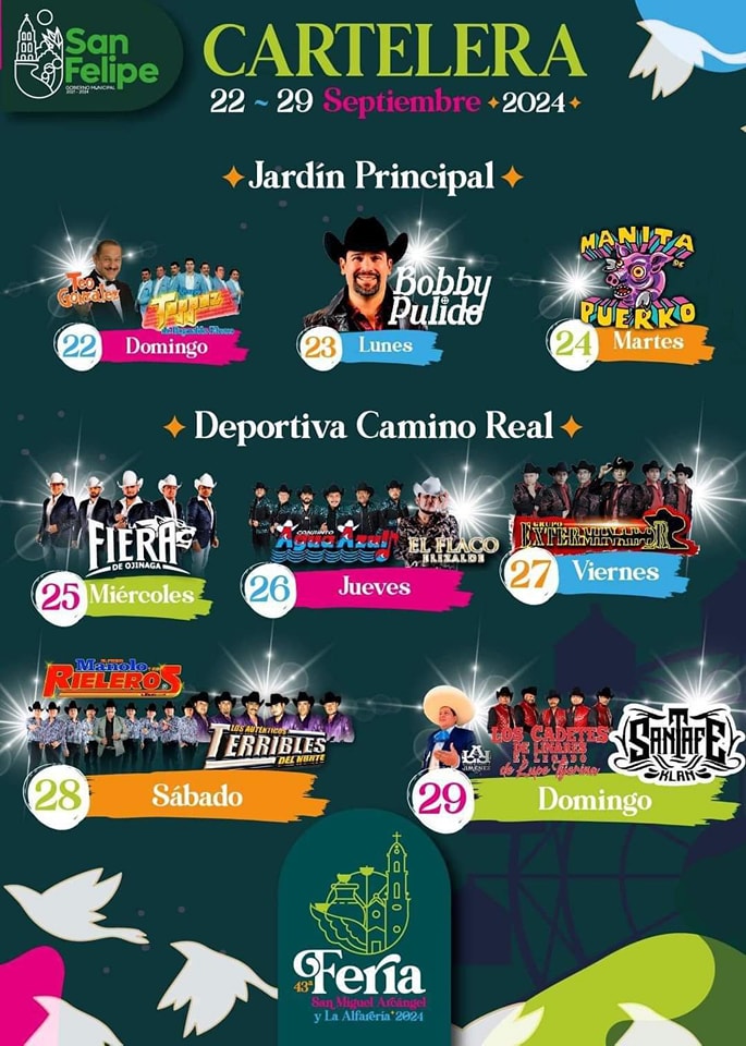  Programa - Feria San Miguel Arcángel y la Alfarería San Felipe 2024