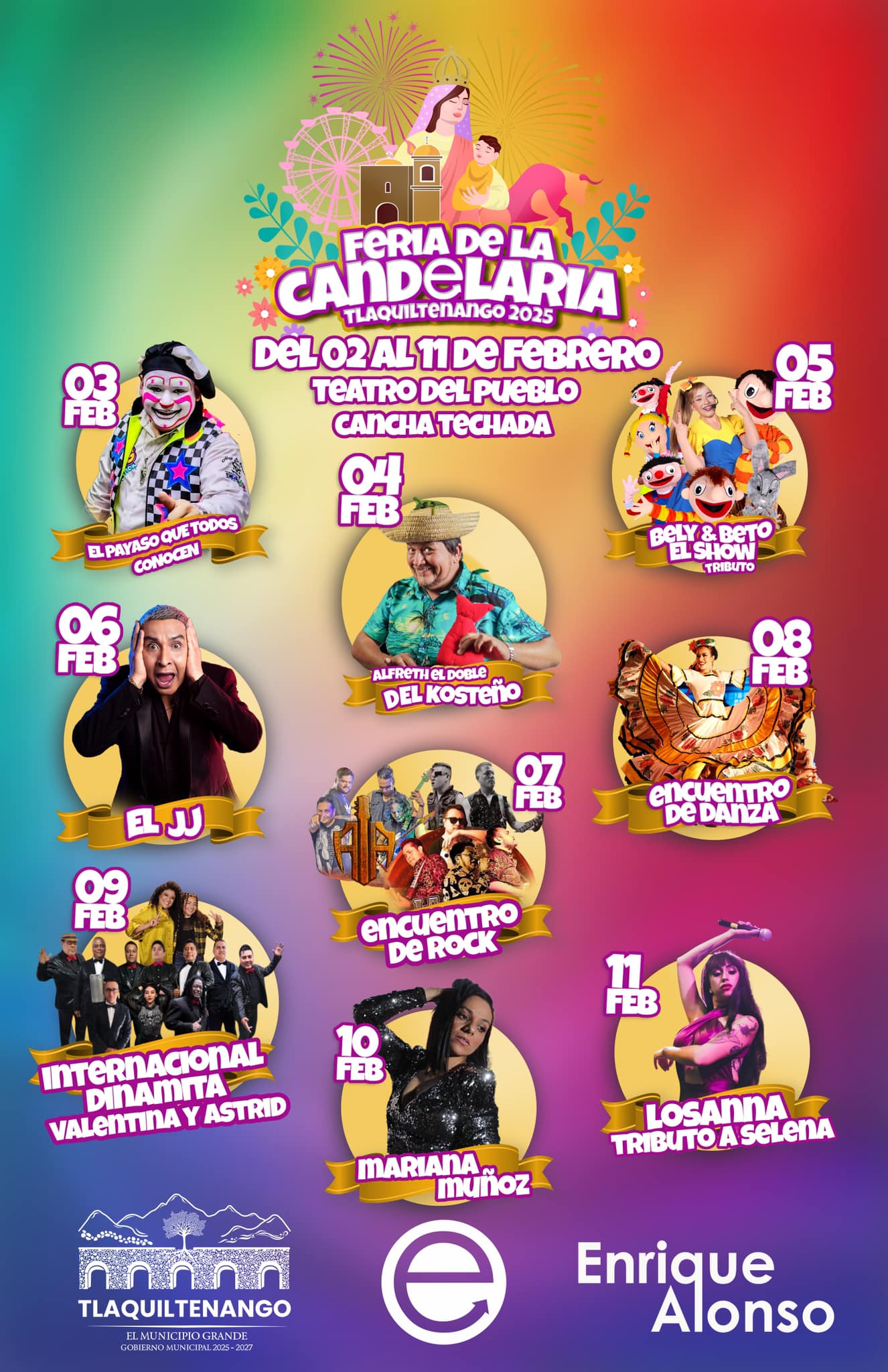 Teatro del Pueblo Feria de la Candelaria Tlaquiltenango 2025
